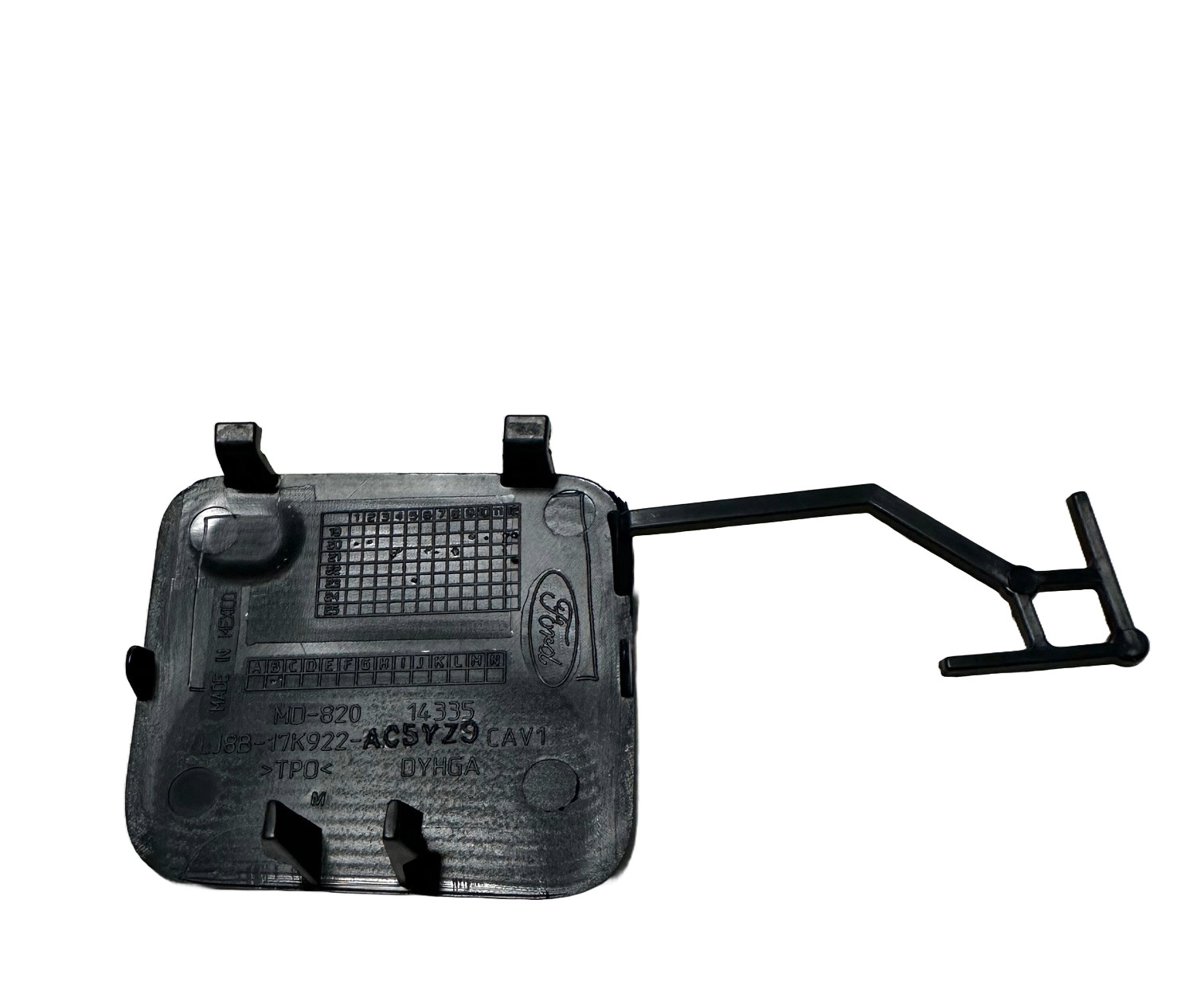 Mustang Mach-E Rear Bumper Tow Hook Cover Cap, 2021-2025