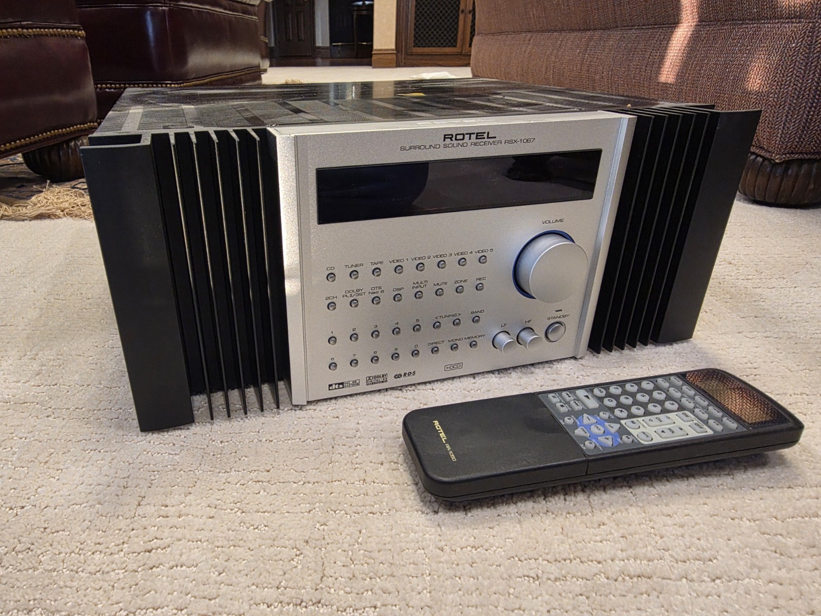 ROTEL 7.1 Channel A/V Surround Sound Receiver RSX-1067