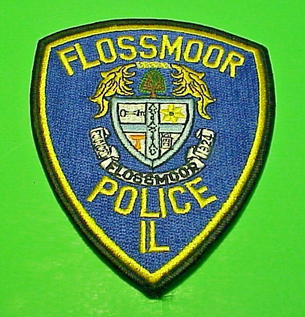FLOSSMOOR ILLINOIS IL FOUNDED 1924  5"  POLICE PATCH  FREE SHIPPING!!!