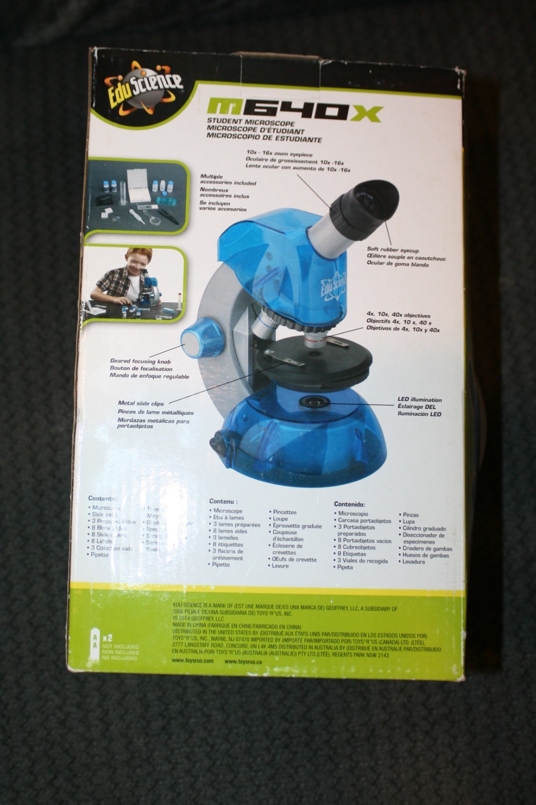 Edu Science Lab Edu Science M640X Microscope NEW