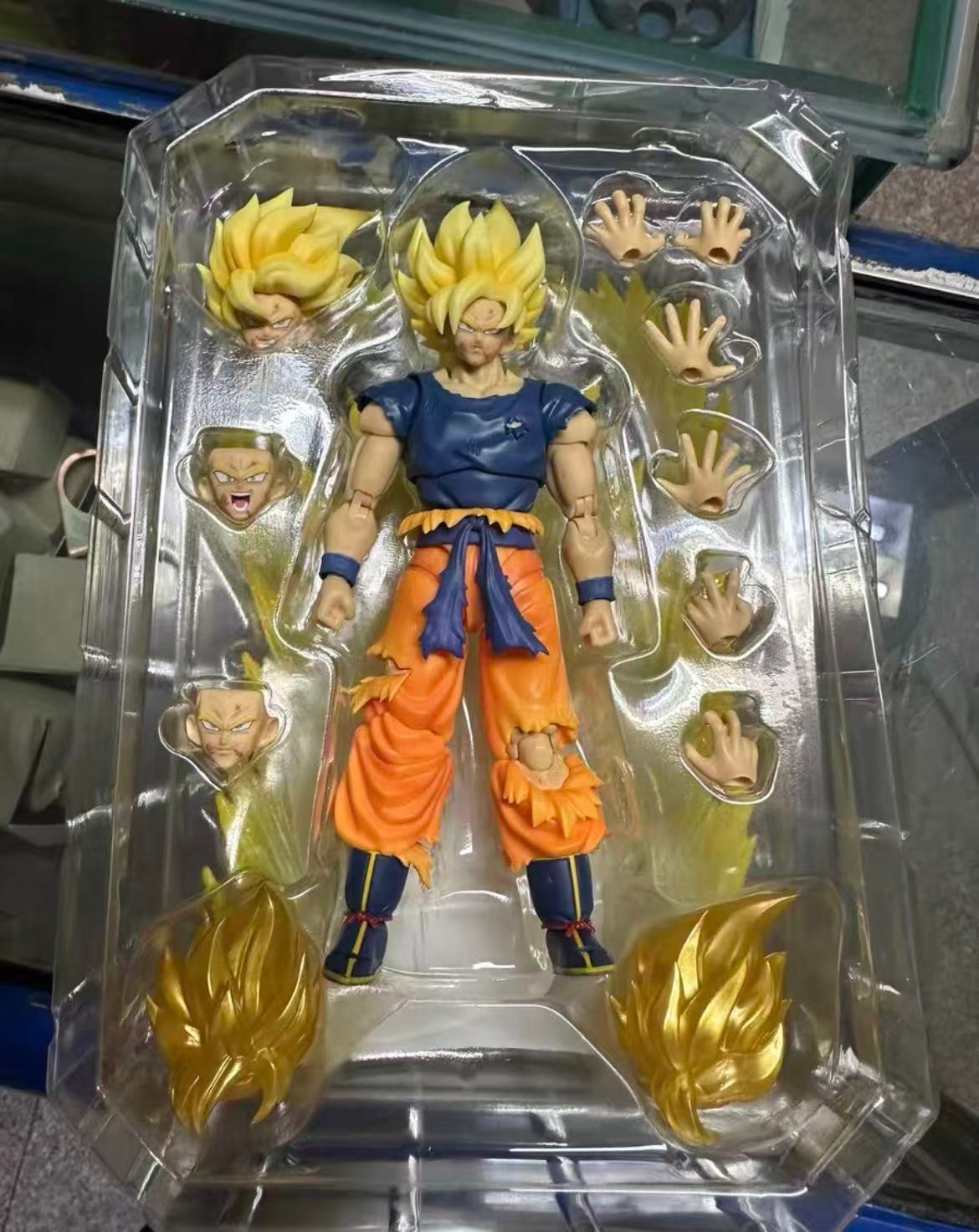 Demoniacal Fit custom 1/12 shf Super Saiyan Goku Fury Awakening Action Figure