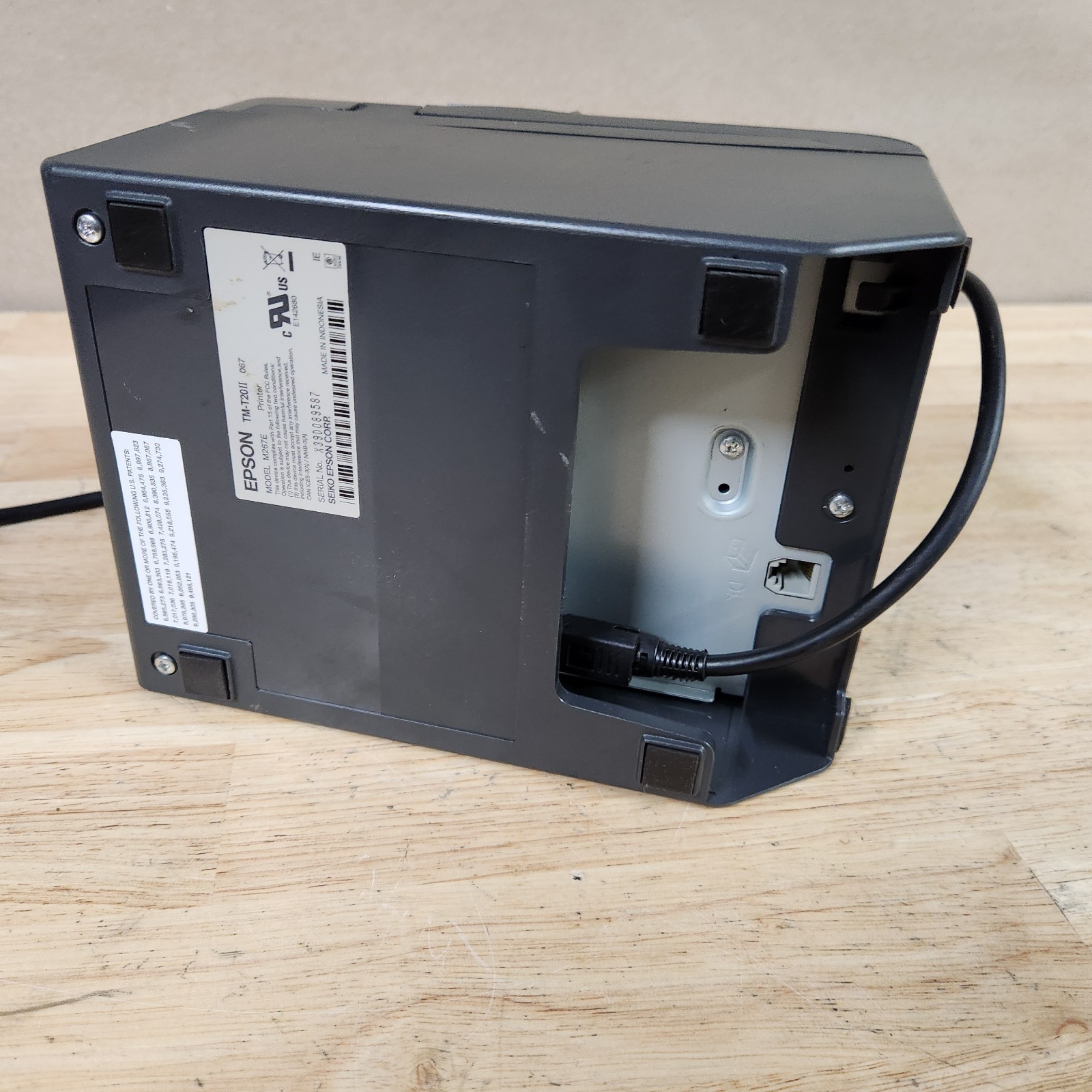 Epson TM-T20II M267E Compact Thermal POS Receipt Printer USB LAN