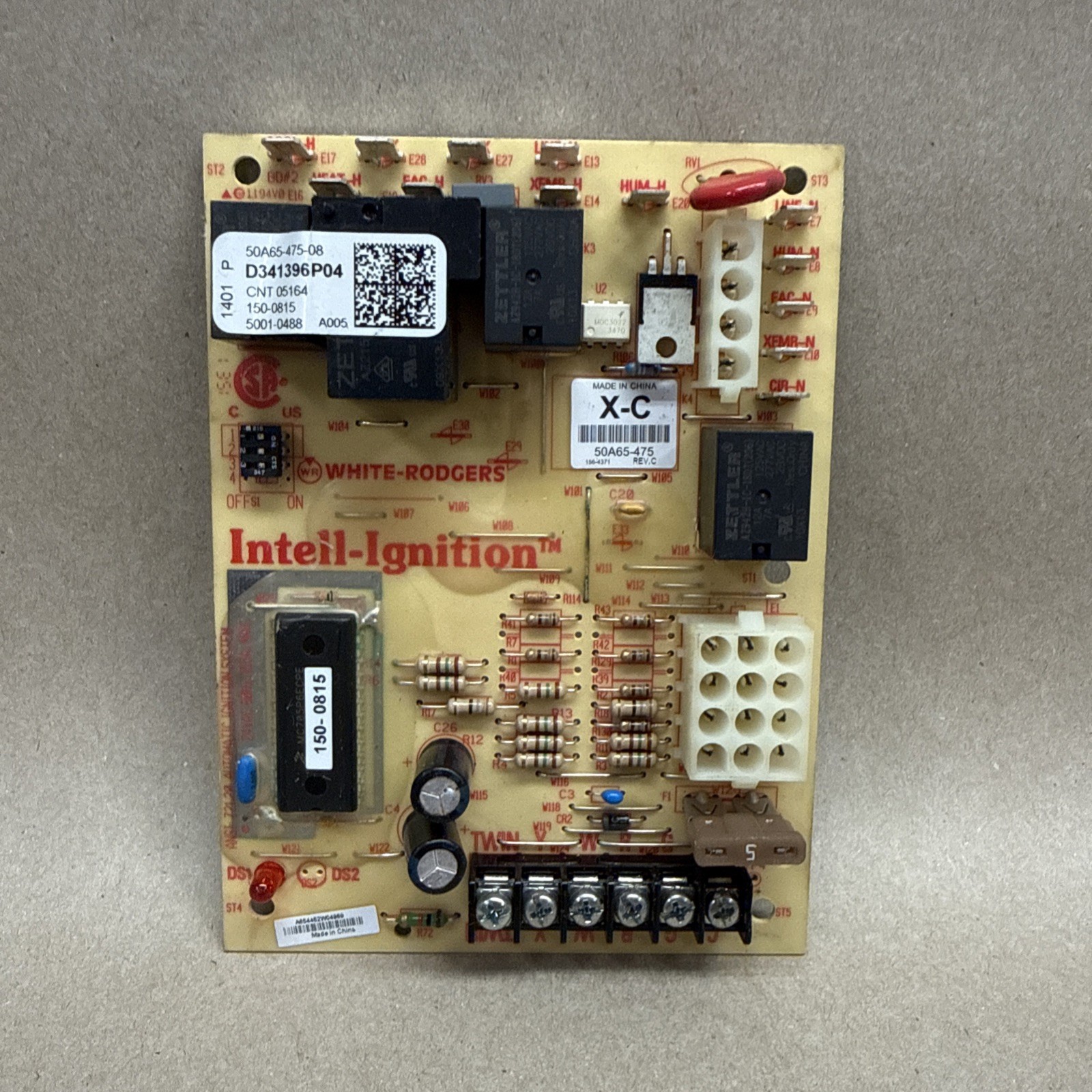 🔥 Trane D341396P04 White Rodgers 50A65-475-08 Furnace Circuit Board B12