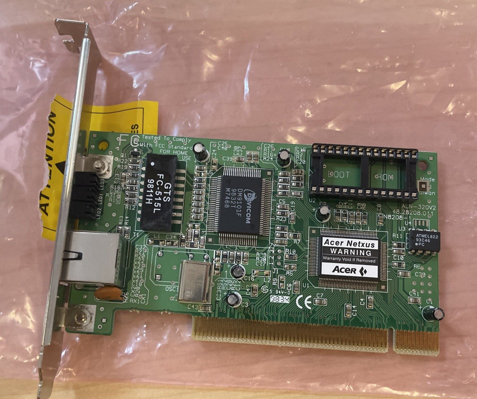 Desktop Computer Acer ALN-320V2 91.21009.101 Network Card