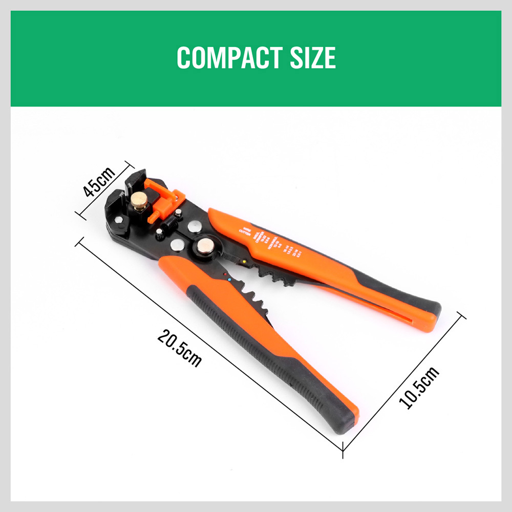 8'' Self-Adjusting Wire stripper Cable Cutter Electricians Crimping Tool New