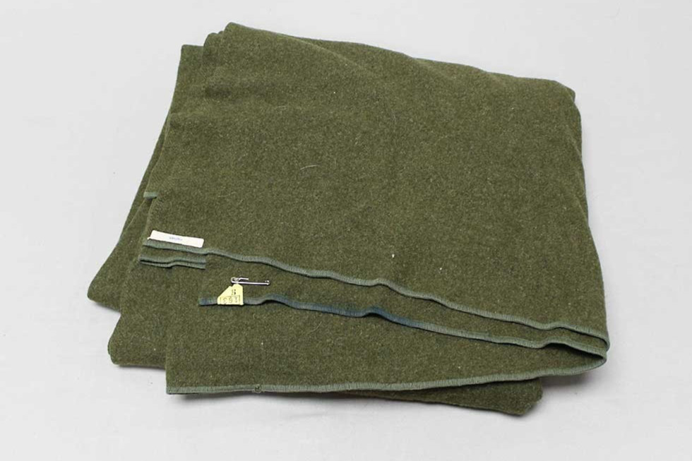 US Army Wool Blanket . FLU1825