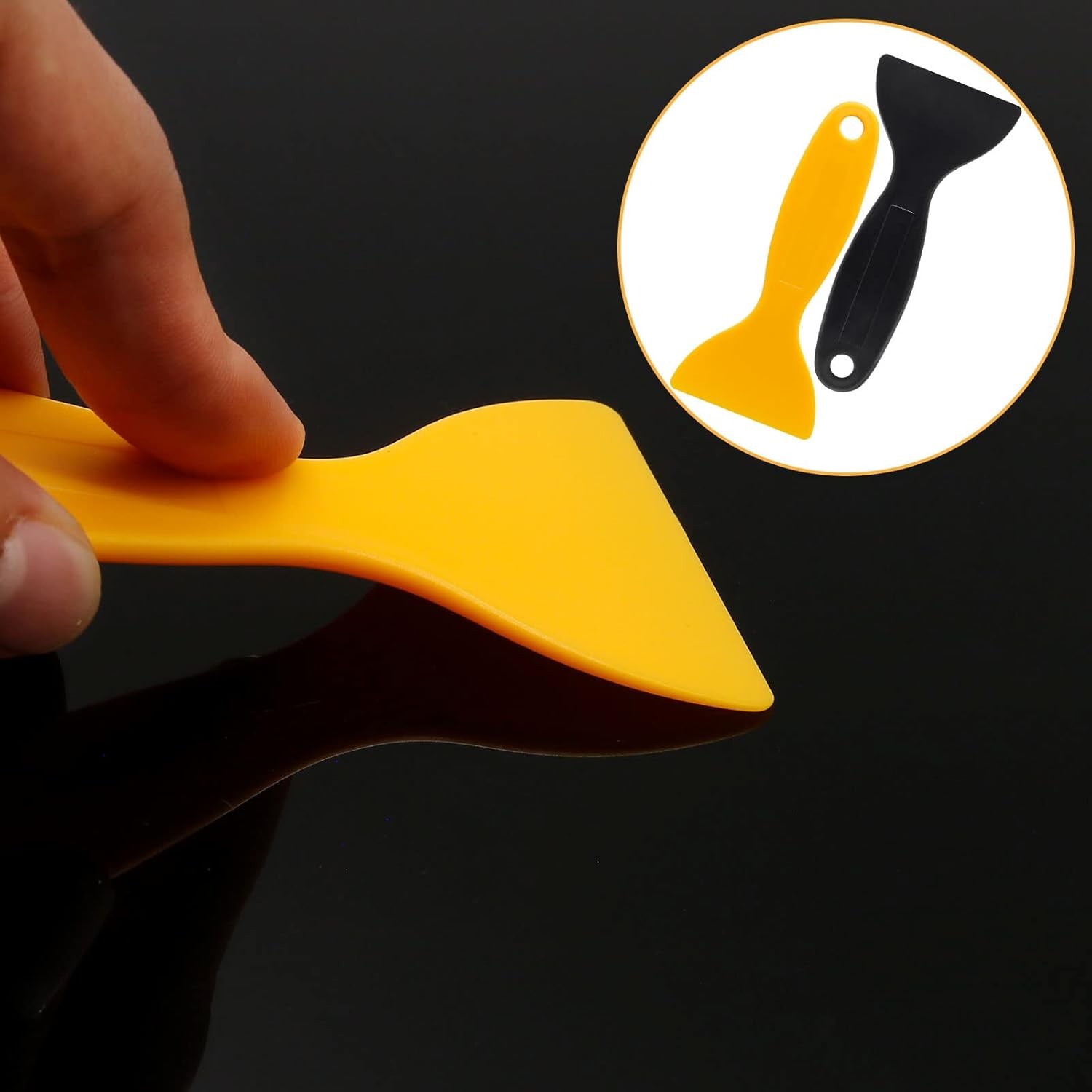12pc Plastic Scraper Tool Set Putty Knife Paint Decal Remover 3D Resin Scraper