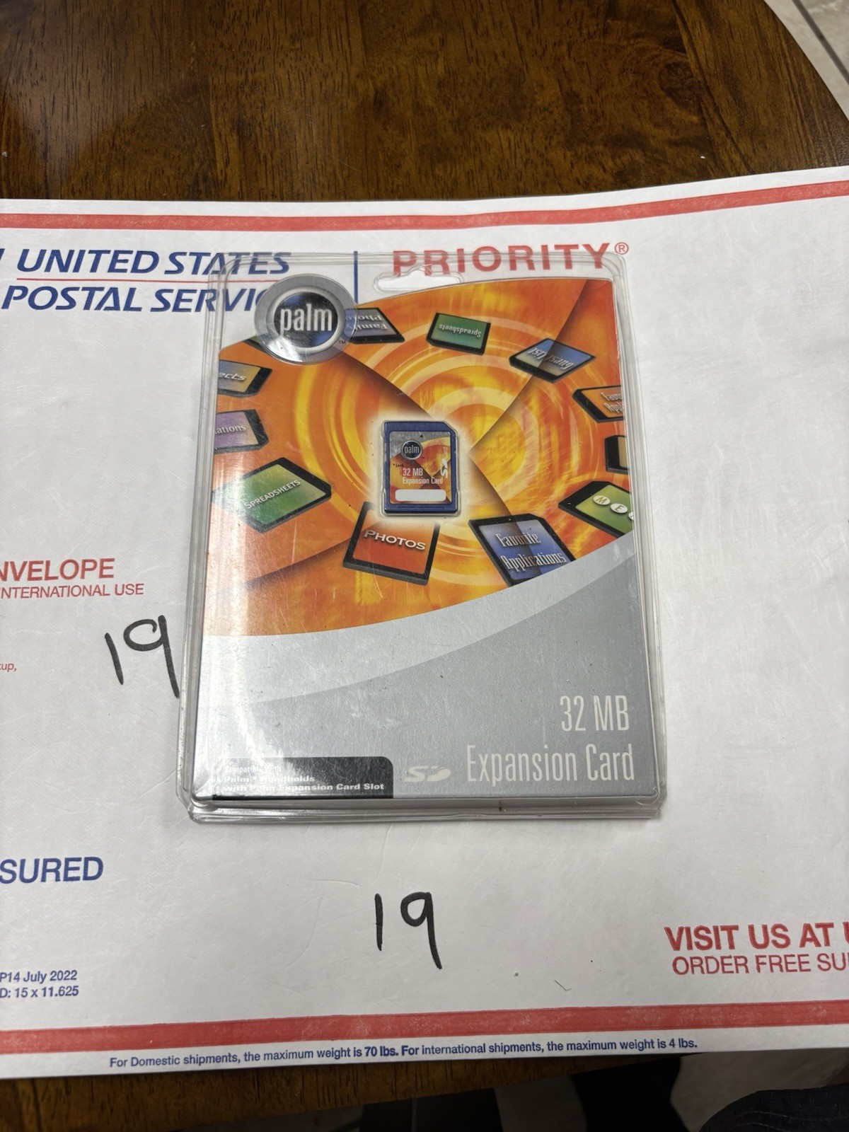 Palm 32MB SD Expansion Card -  NEW ORIGINAL PACKAGING