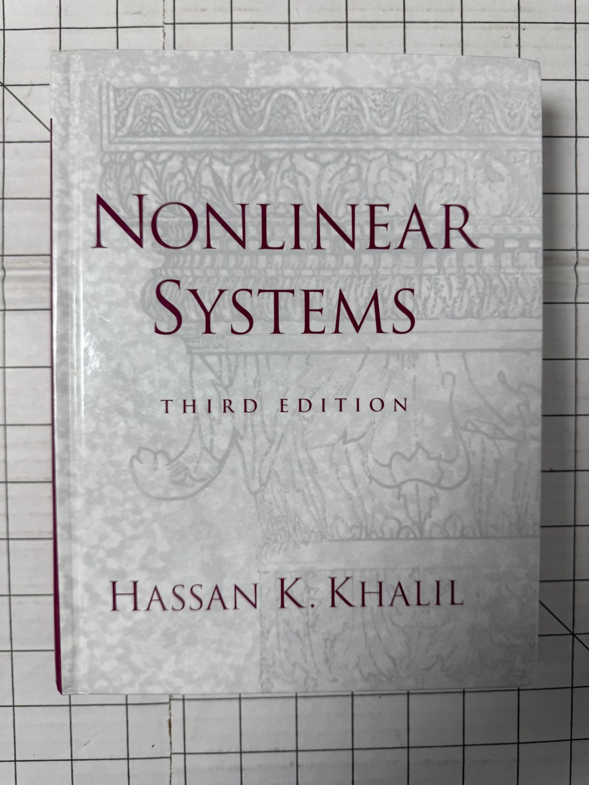 Nonlinear Systems 3rd Edition by Hassan K. Khalil 2002, HC Prentice Ships Fast