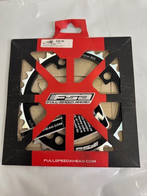 Full Speed Ahead Pro Road Chainring 36t 110 BCD Aluminum N11 Black *NEW