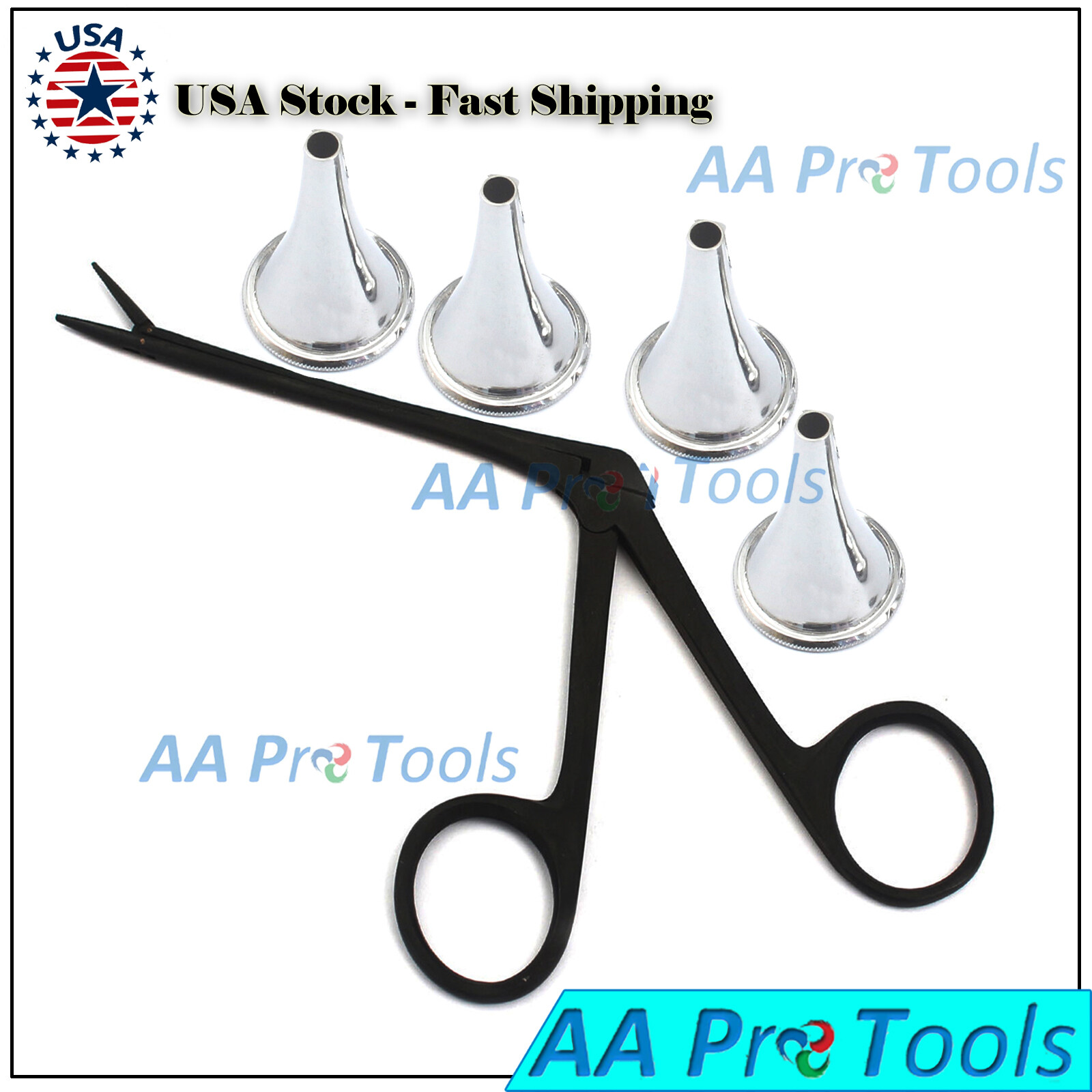 Micro Alligator EAR Forceps 3" Black ENT Surgical Nasal Instruments