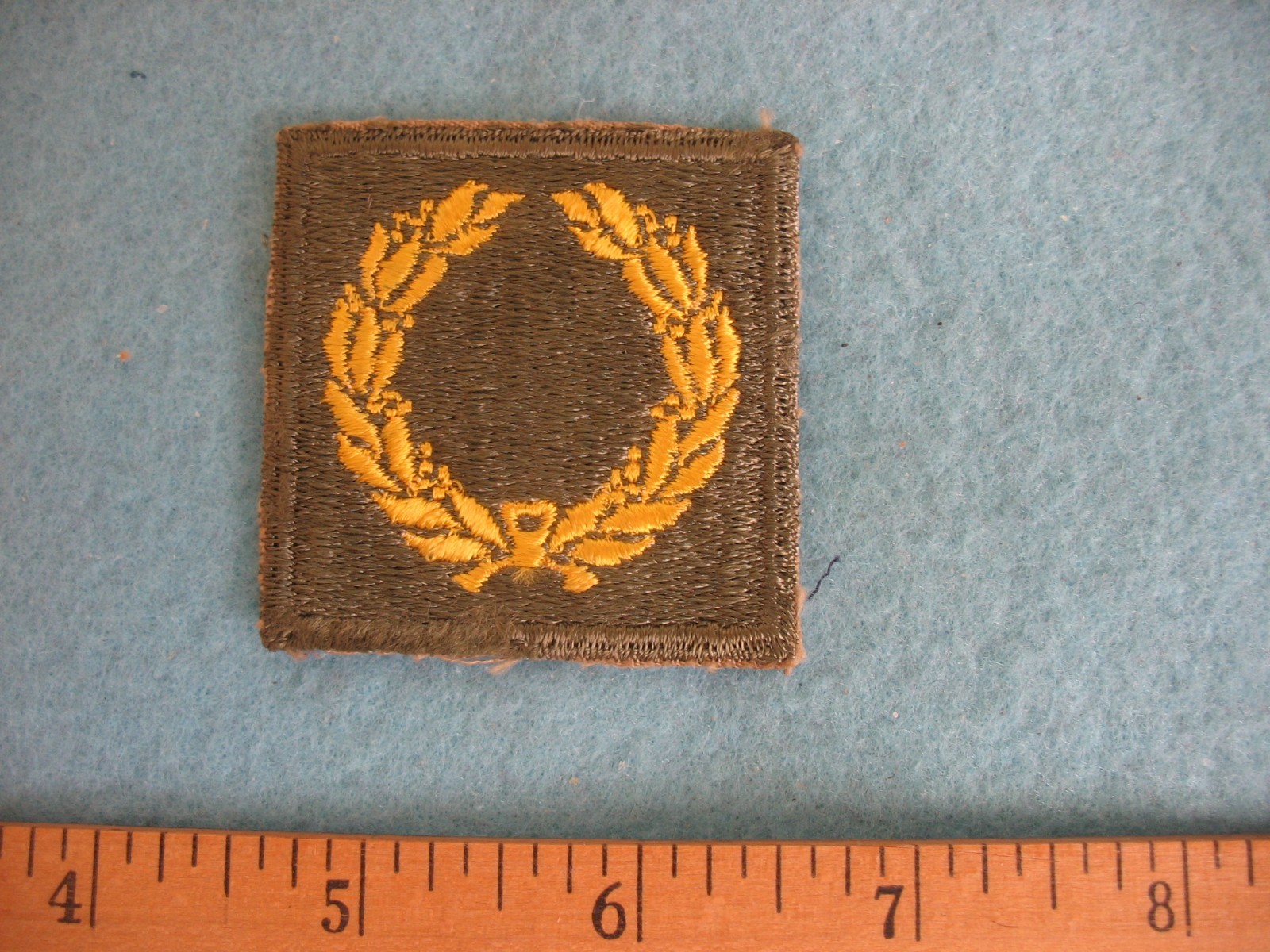 Original unused WWII US Army Meritorious Unit Commendation cuff patch.