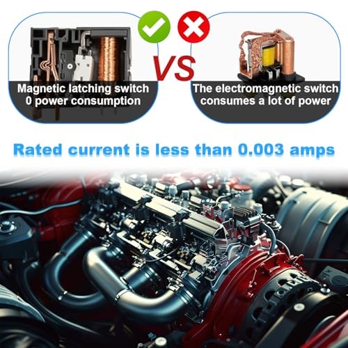 2V 240A Remote Control Battery Disconnect Switch, Smart Car Kill Switch