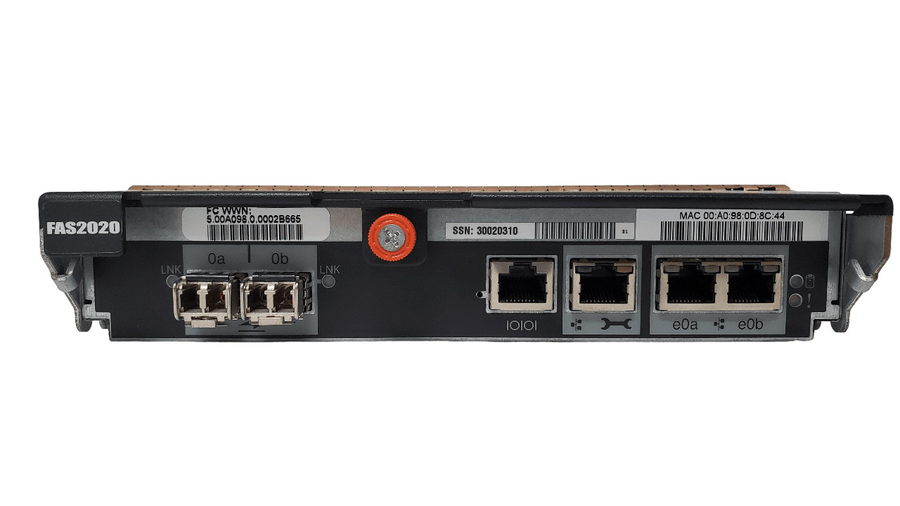 NetApp FAS2020 Storage Array Controller 2x 4GB SFP Transceivers 111-00237+D1
