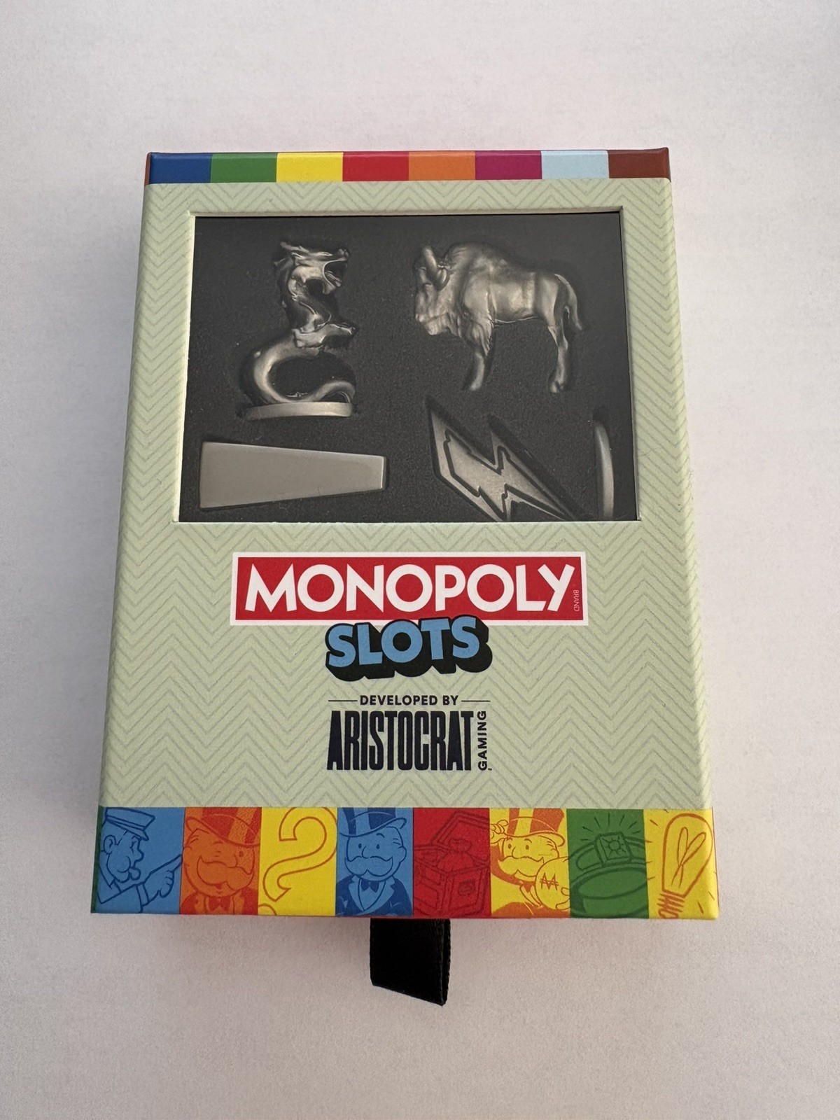 Aristocrat Gaming MONOPOLY SLOTS 4 PIECE COLLECTOR SET METAL GAME PIECES