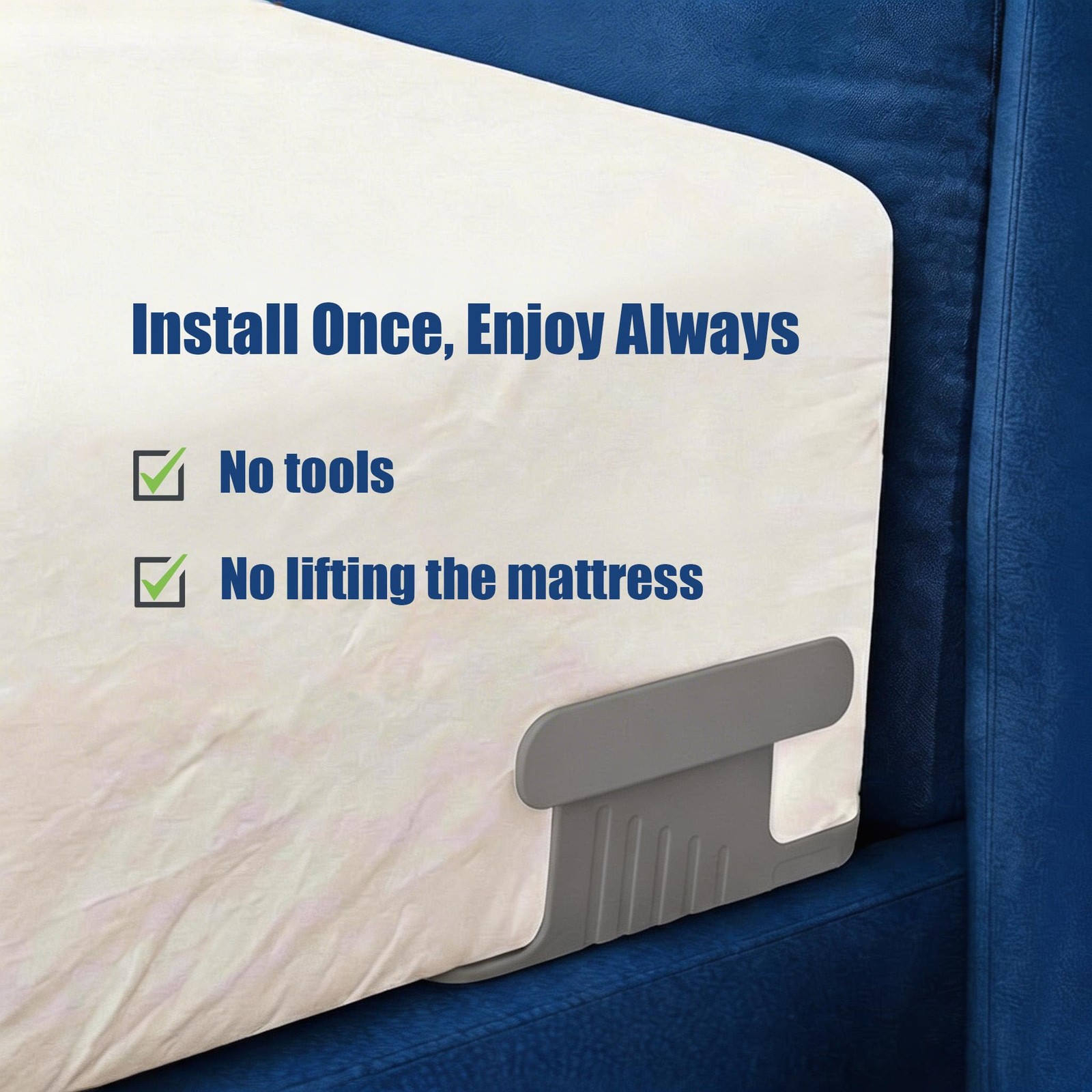 Lock Holders, Upgrade Bed Holders for Corners, Fasteners, Easy-Install Bed Pa...