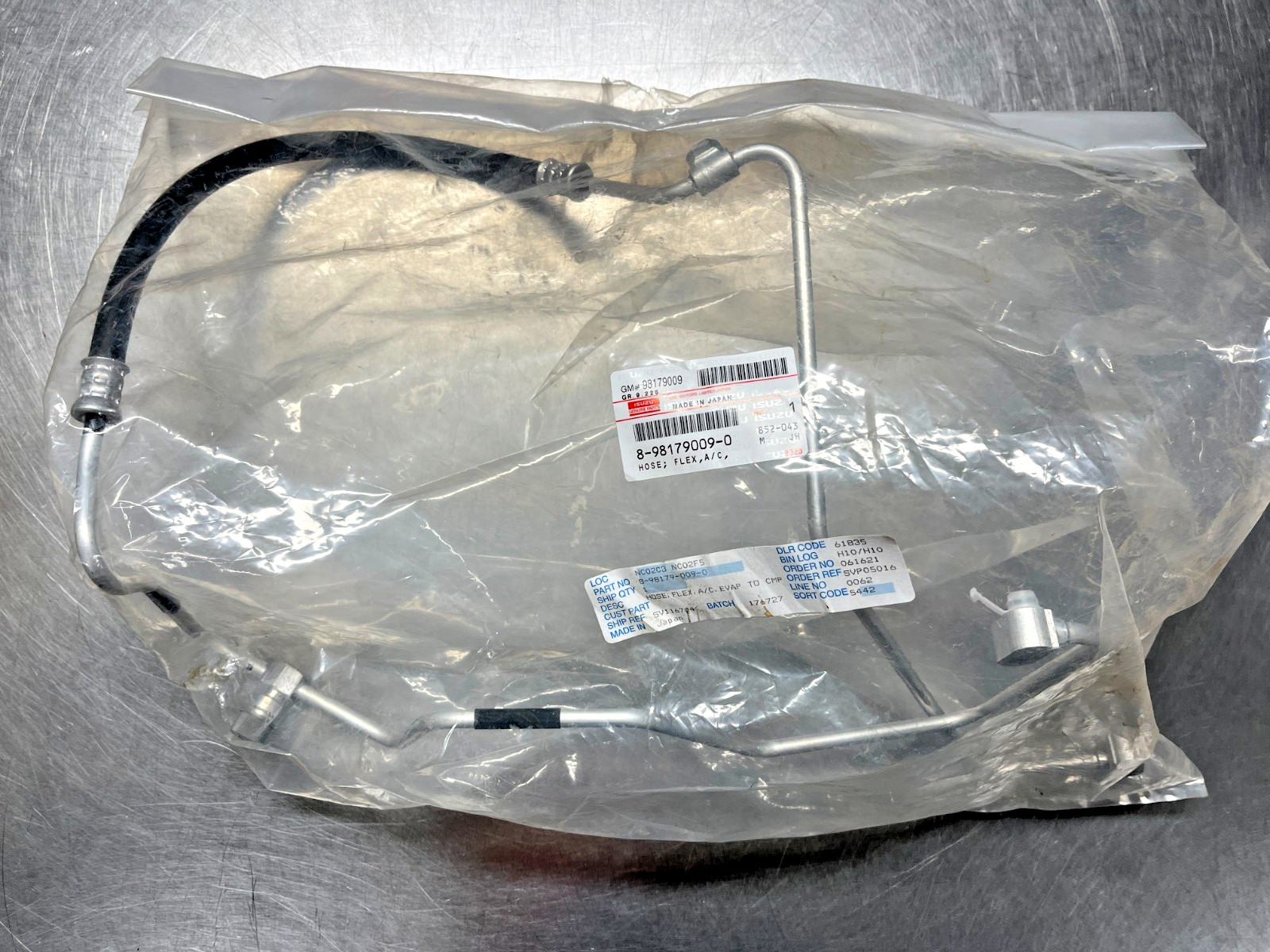 8-98179009-0   OEM Isuzu GM   AC Flex HOSE   GM  98179009
