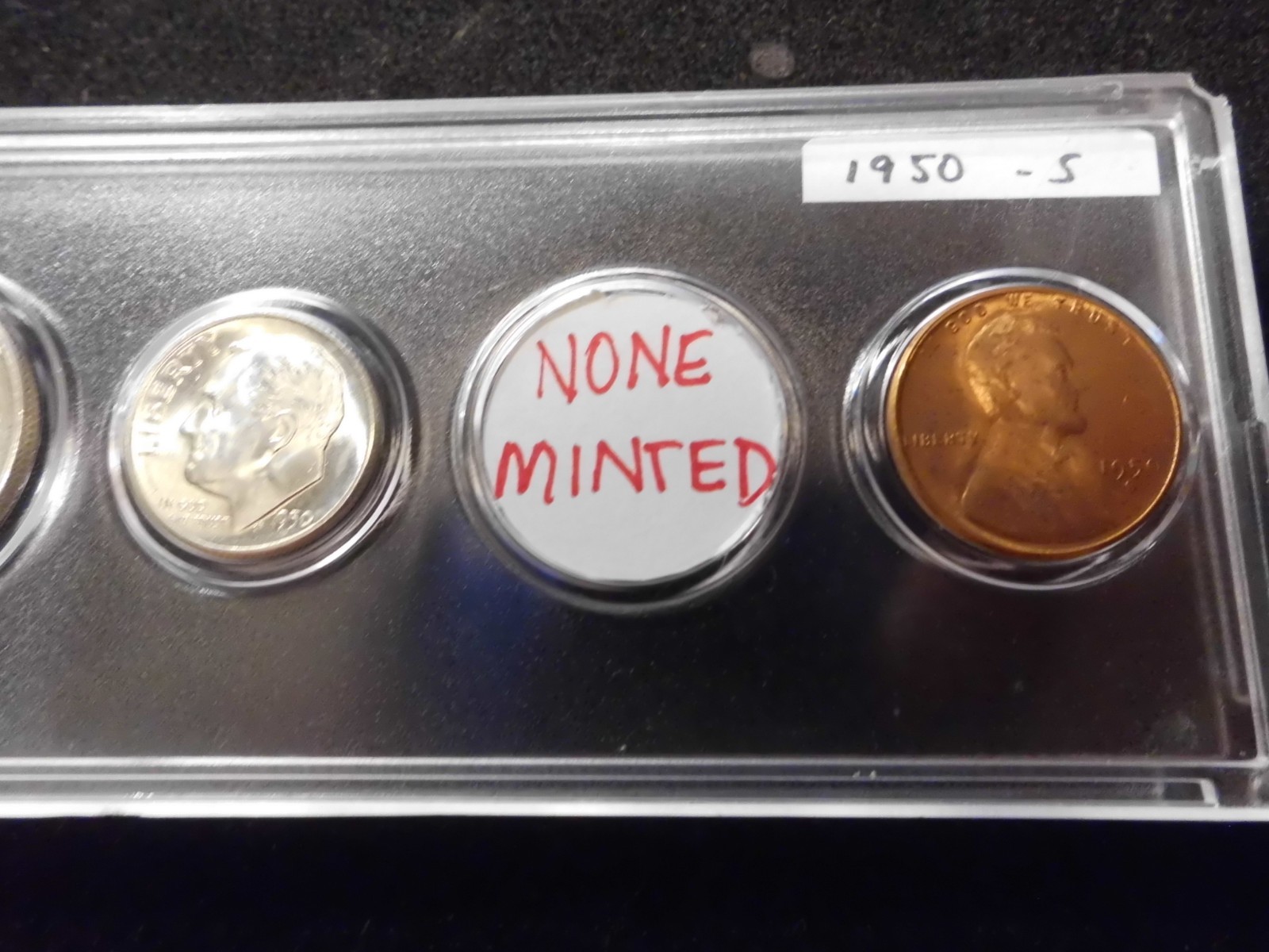 1950 P/D/S GEM UNCIRCULATED B/U MINT SET - 90% SILVER -