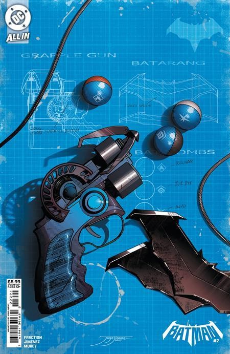 BATMAN #2 CVR F JORGE JIMENEZ BAT-GADGET CARD STOCK VAR DC COMICS
