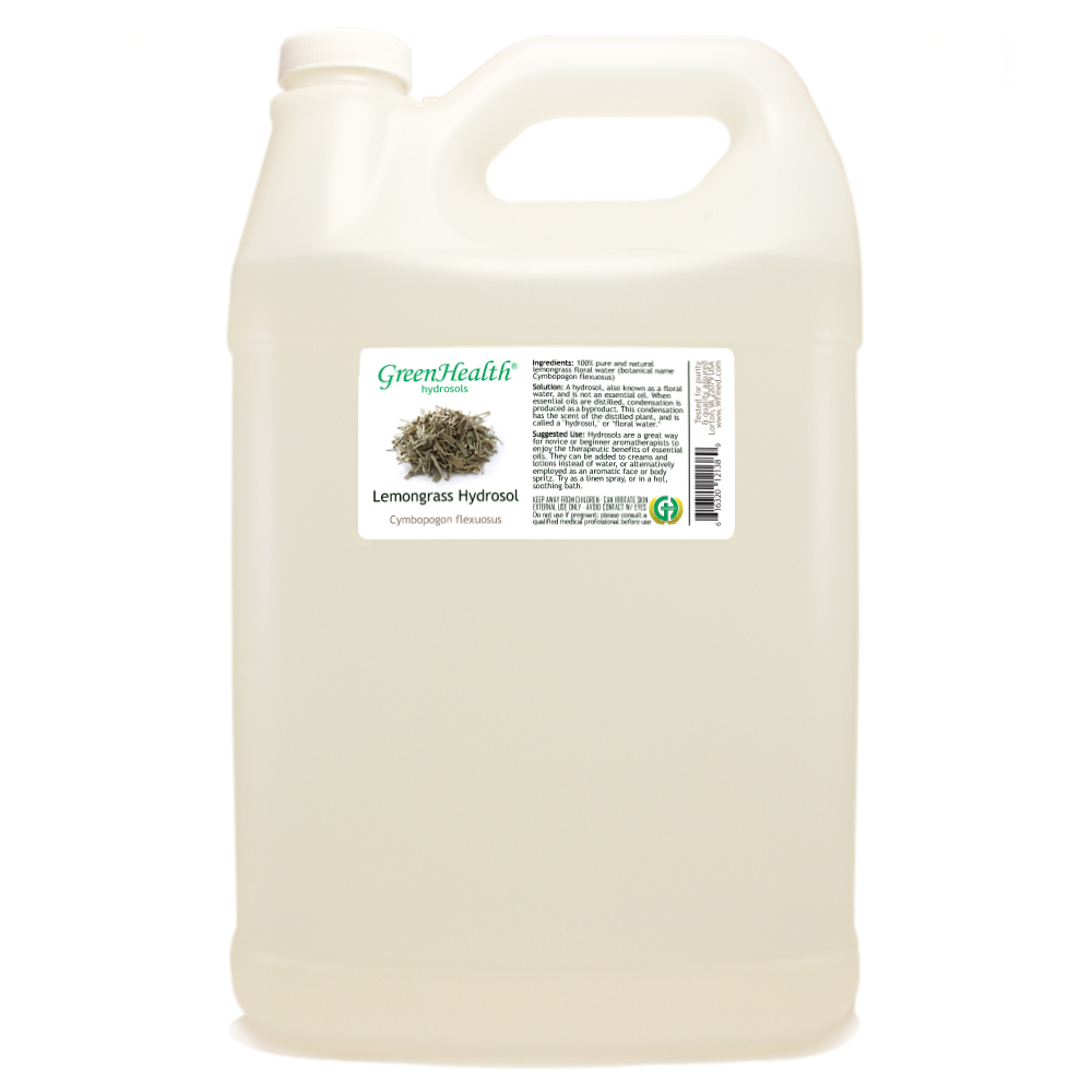 1 Gallon Lemongrass Floral Water (Hydrosol)