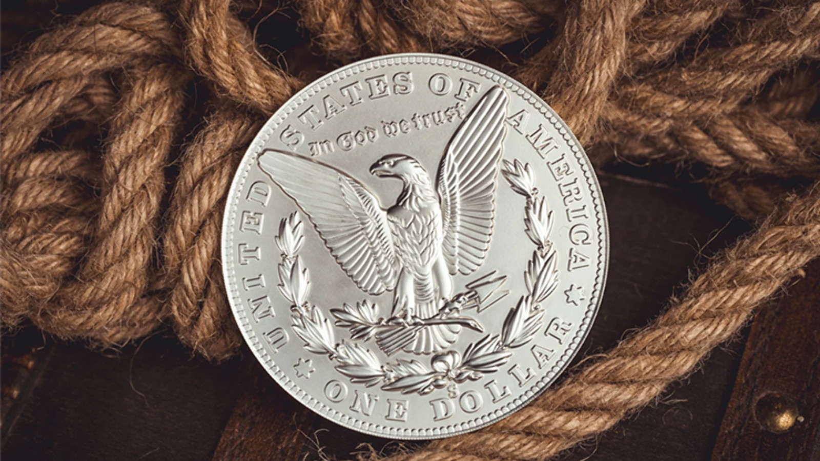 Bacon Jumbo Coin (Morgan) by Bacon Magic