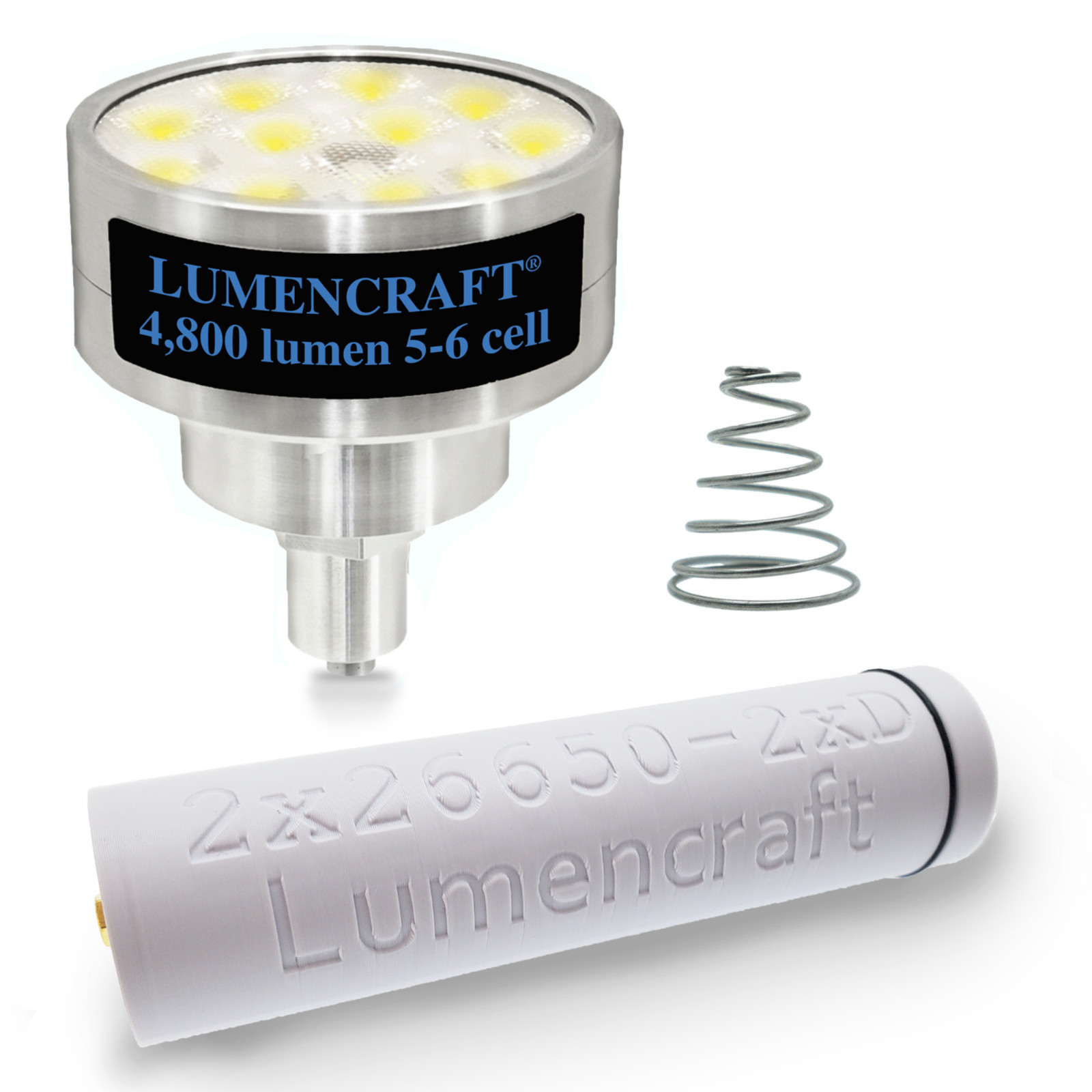 4,800 lumen LED Conversion Kit for 2D Maglite Flashlight, Fits 2D Maglight