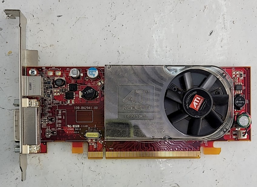 ATI Radeon HD3450 109-B62941-00 Video Graphics Card 256MB PCIe S-Video DMS-59