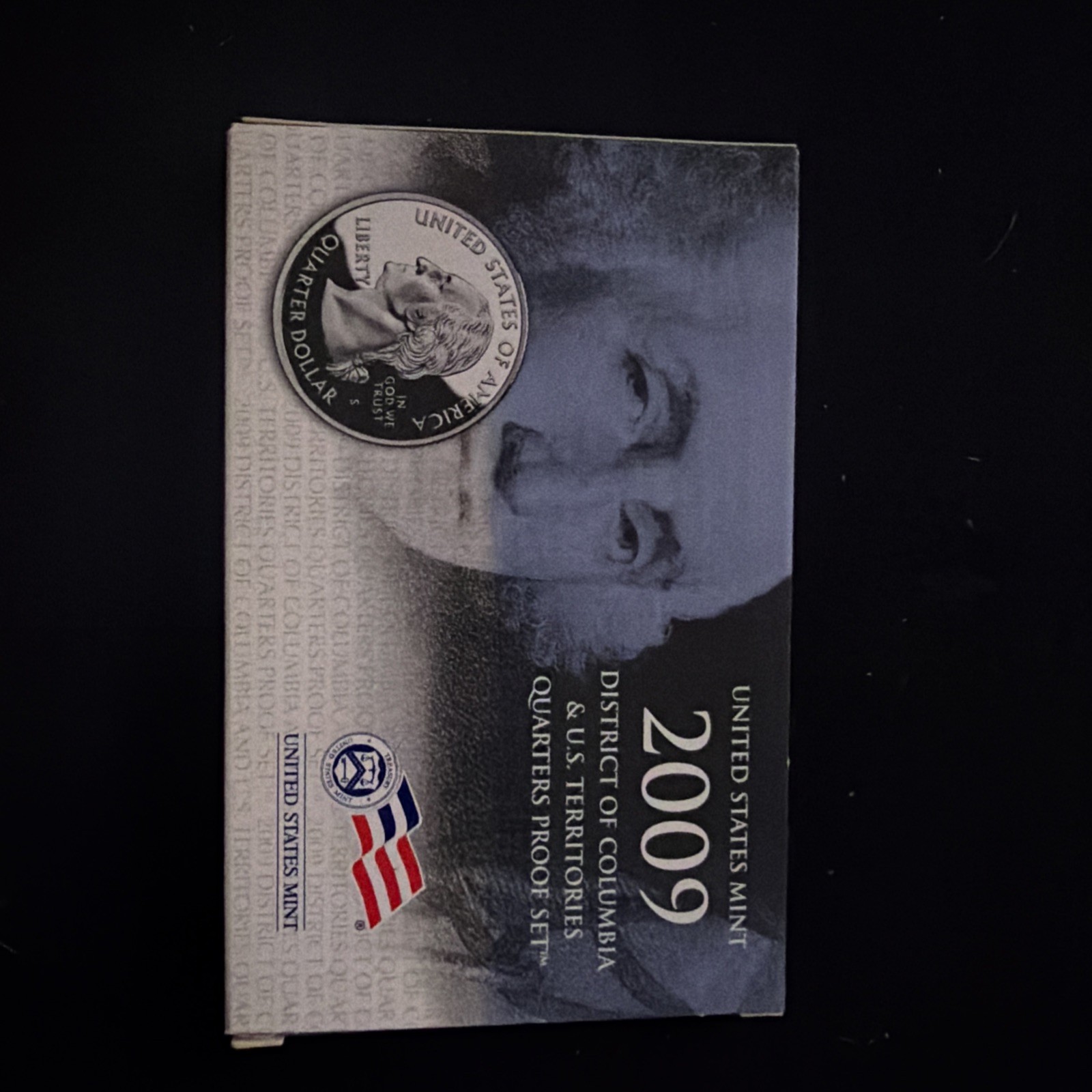 2009 US Mint DC & US Territories Quarters Proof Set 6 Coins OGP COA