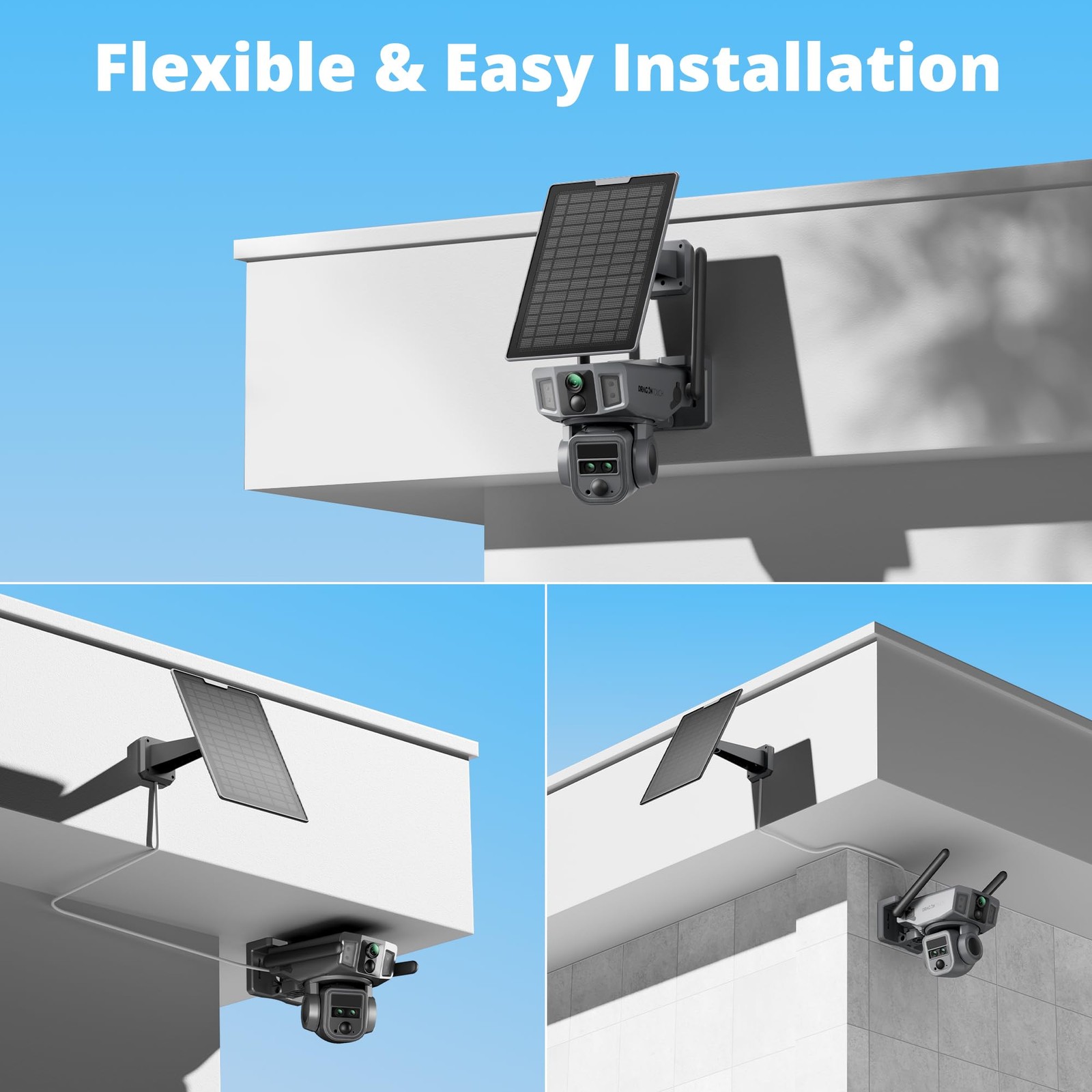 Dragon Touch 4G Cellular Security Camera, 4K Solar Camera Wireless Outdoor,...