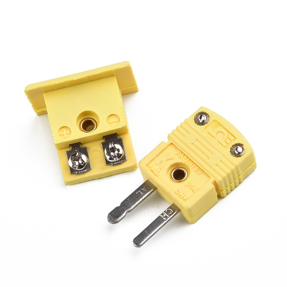 1 Set K Type Thermocouple Miniature-Socket & Panel Mount &Alloy-Plug Connector