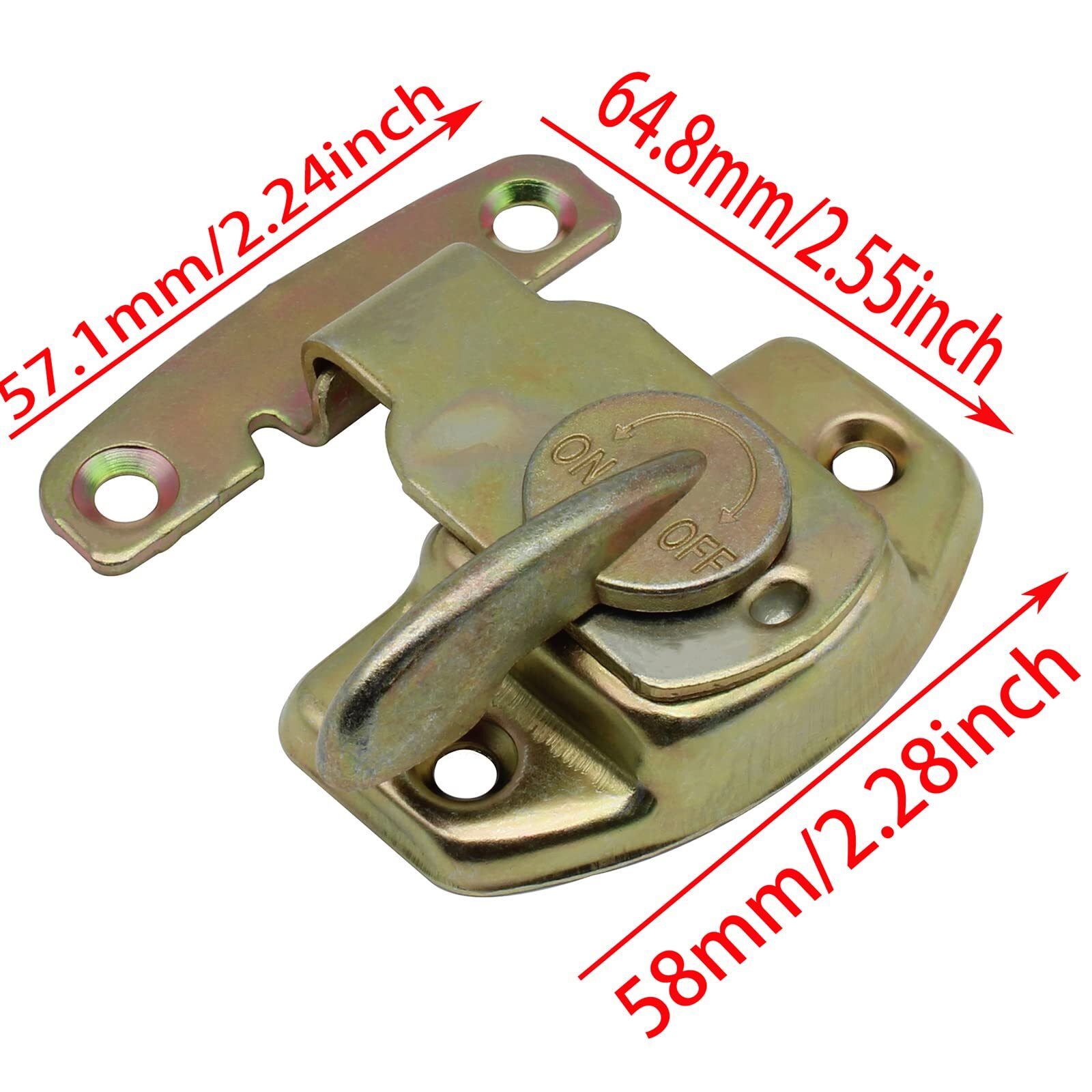 4 Pack Dining Table Lock Heavy Duty Align-N-Lock Table Locks Leaf Buckle Connect