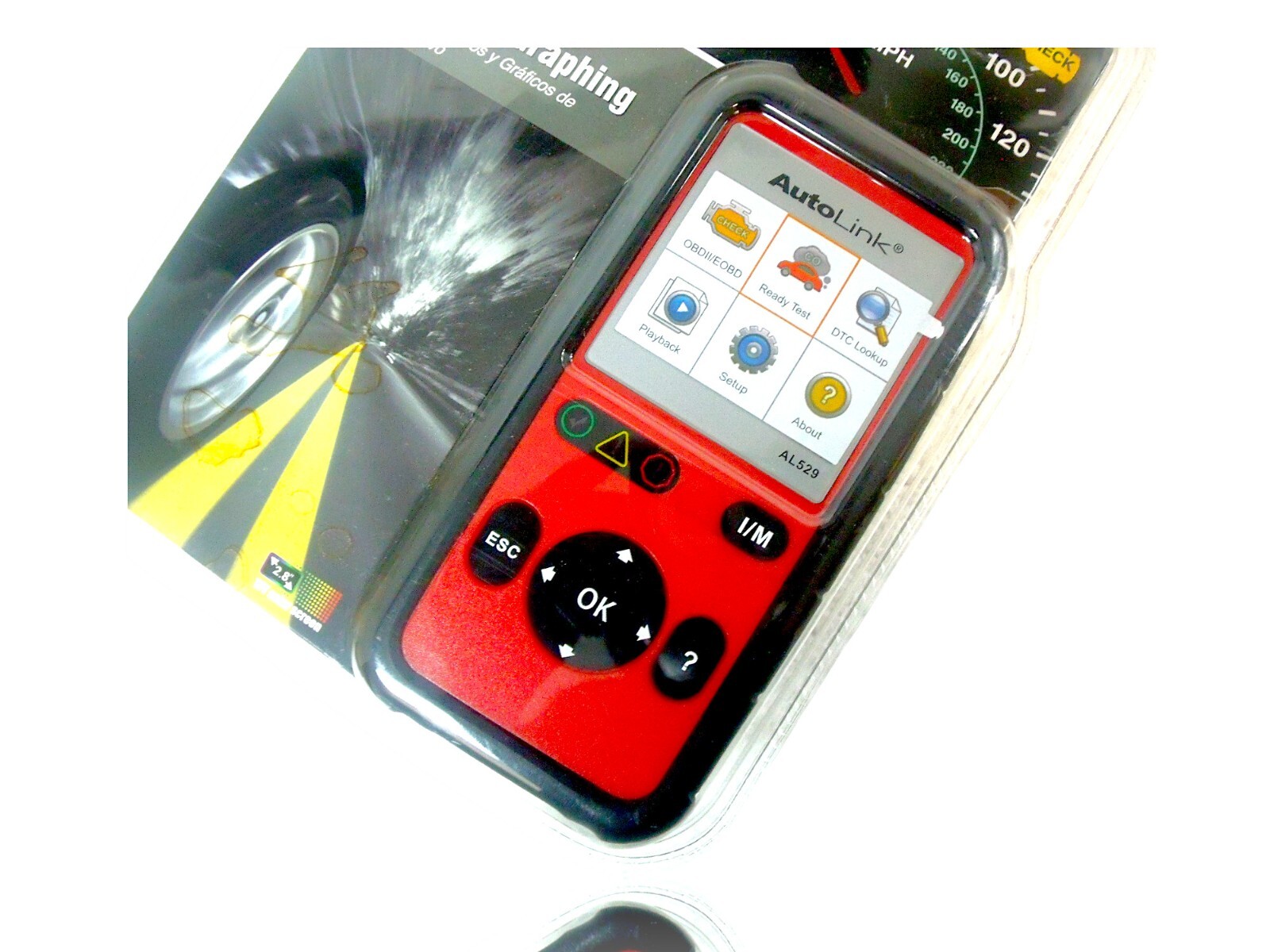 Autel AutoLink AL529 OBD2 Scanner Car Diagnostic Scan Tool Automotive Multimeter
