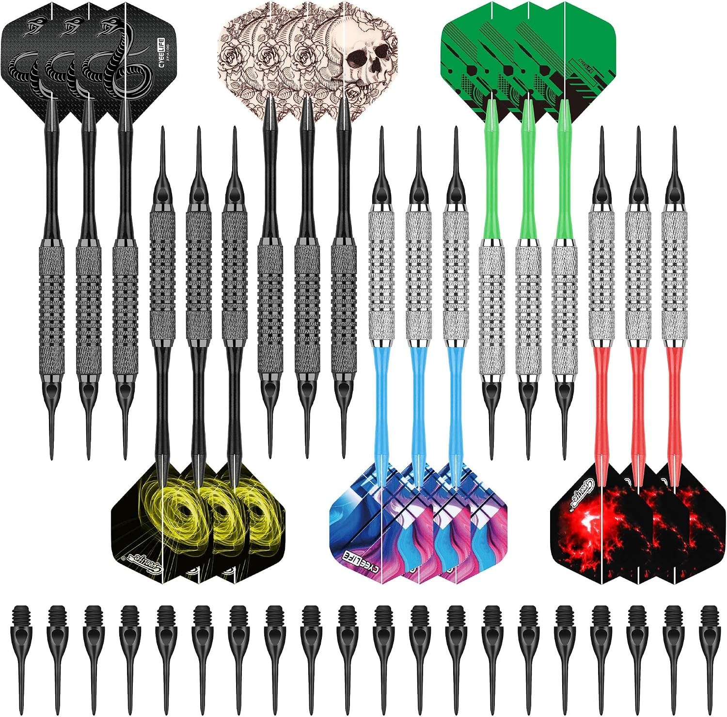 Soft Tip Darts Set Electronic Dart Board Plastic