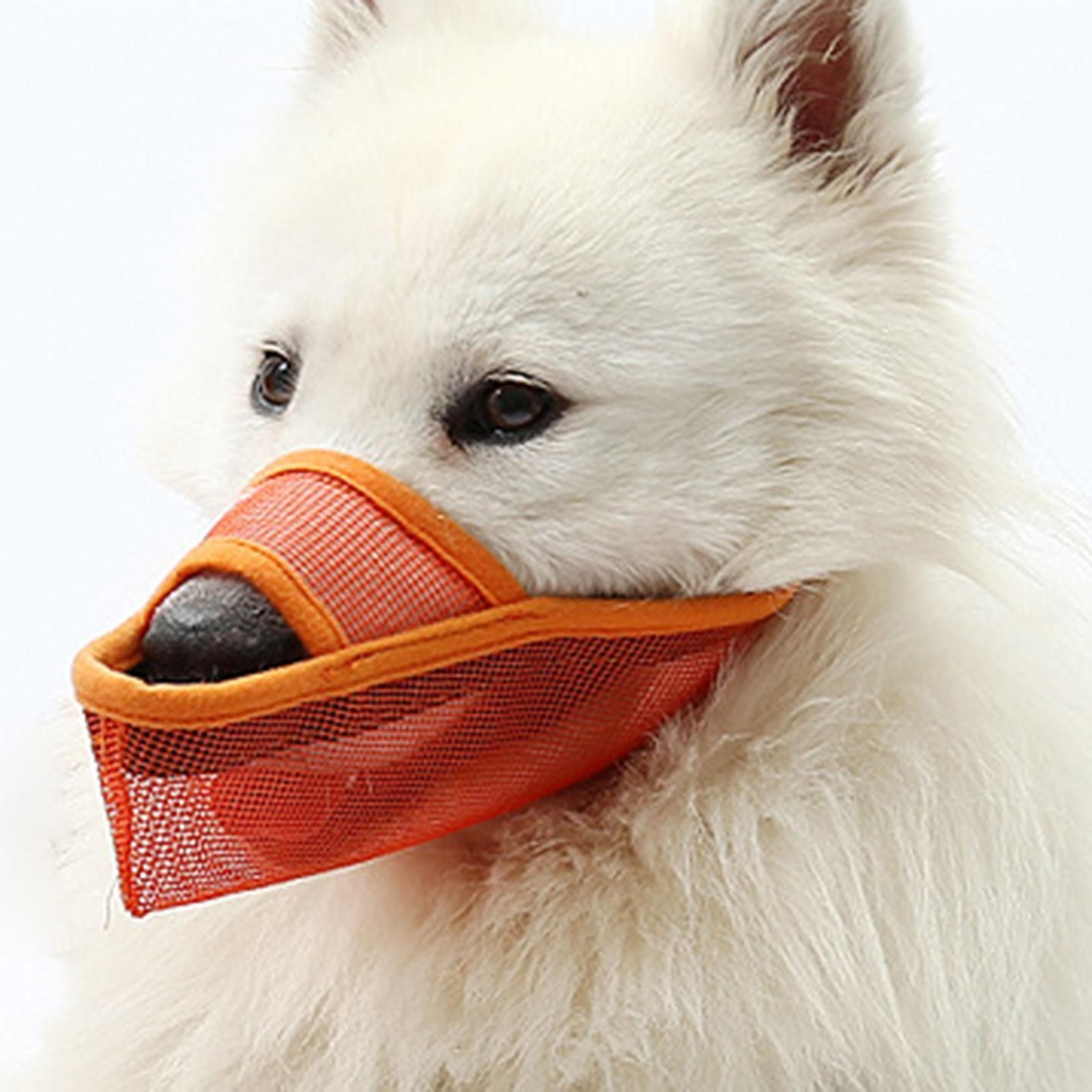 Dog Muzzle for S M L Dogs Pet Mesh Muzzle Dog Mask Anti-Barking Licking