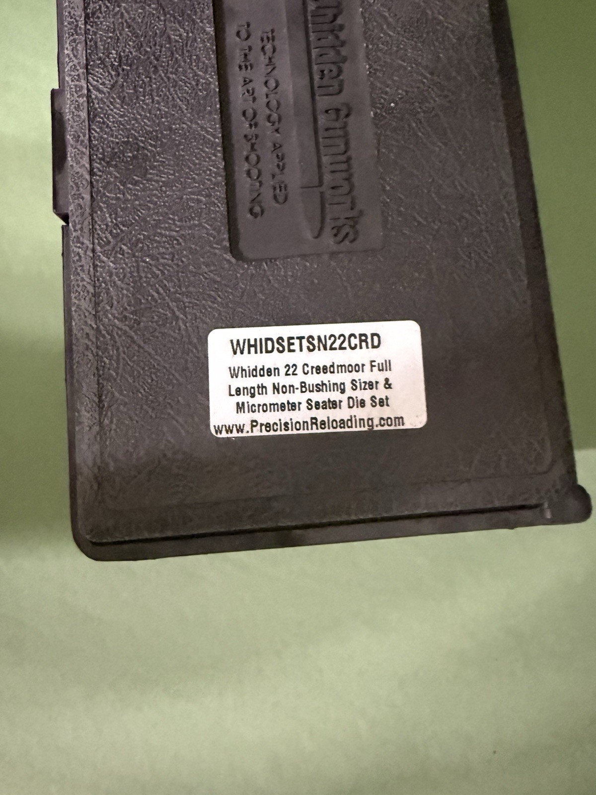 Whidden Gunworks Click Adjustable Bushing Reloading 2 Die Set