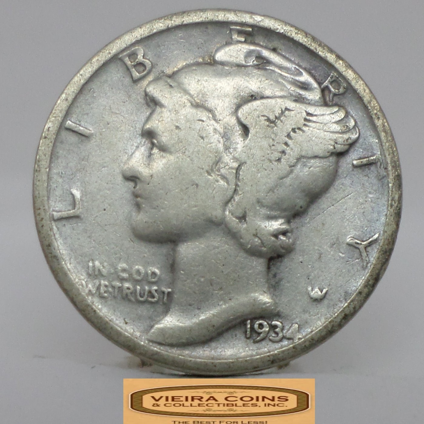 1934 Mercury Silver Dime - #C62207NQ