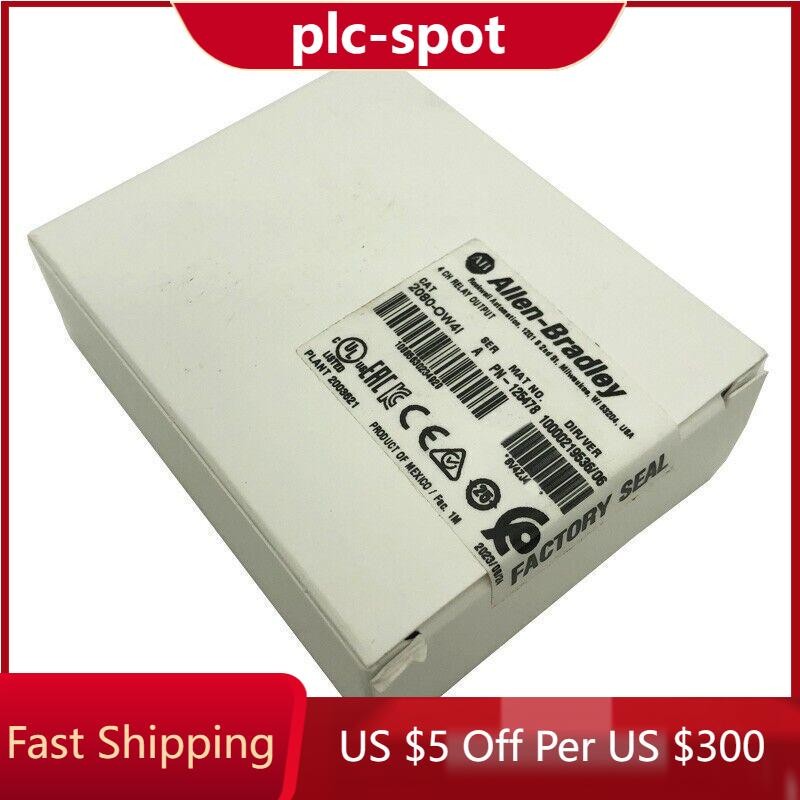 2023 NEW Factory Sealed Allen Bradley 2080-OW4I Micro 800 Relay Output 2080OW4I