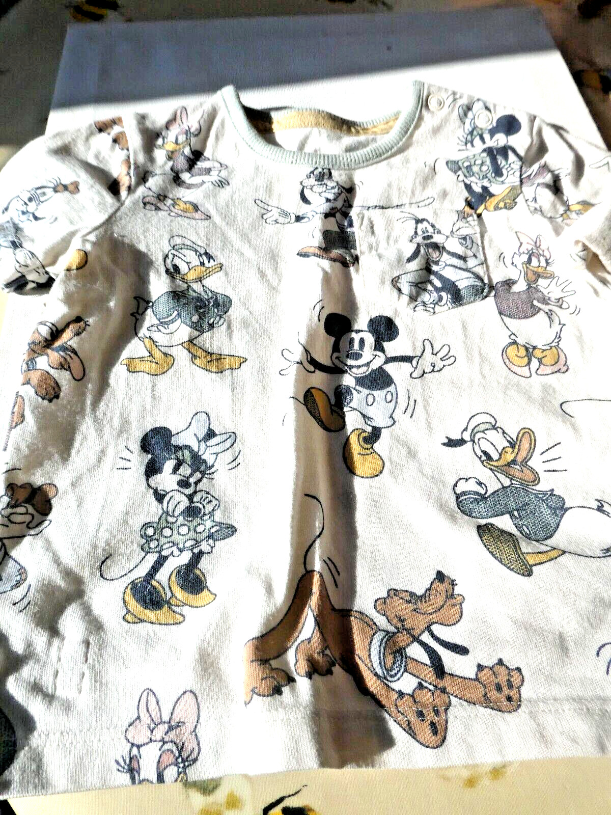 disney baby geore 6-9 months top mickey minnie goofy pluto
