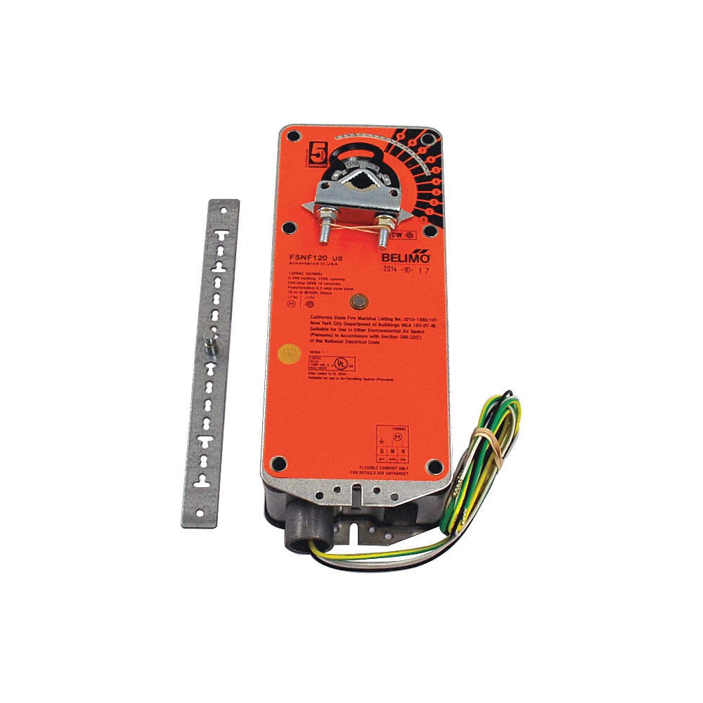 BELIMO FSNF120 Fire & Smoke Actuator, Damper, 70 in-lb 40LV80