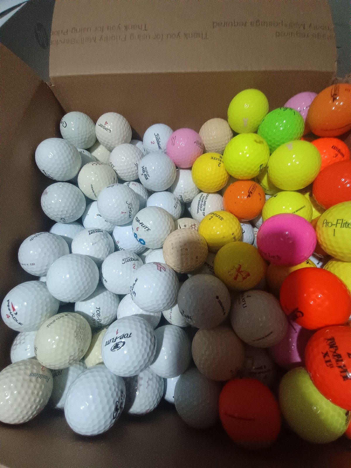 150 Used Golf Balls – Mixed Brands – Practice Quality – Cleaned AAA Or Better