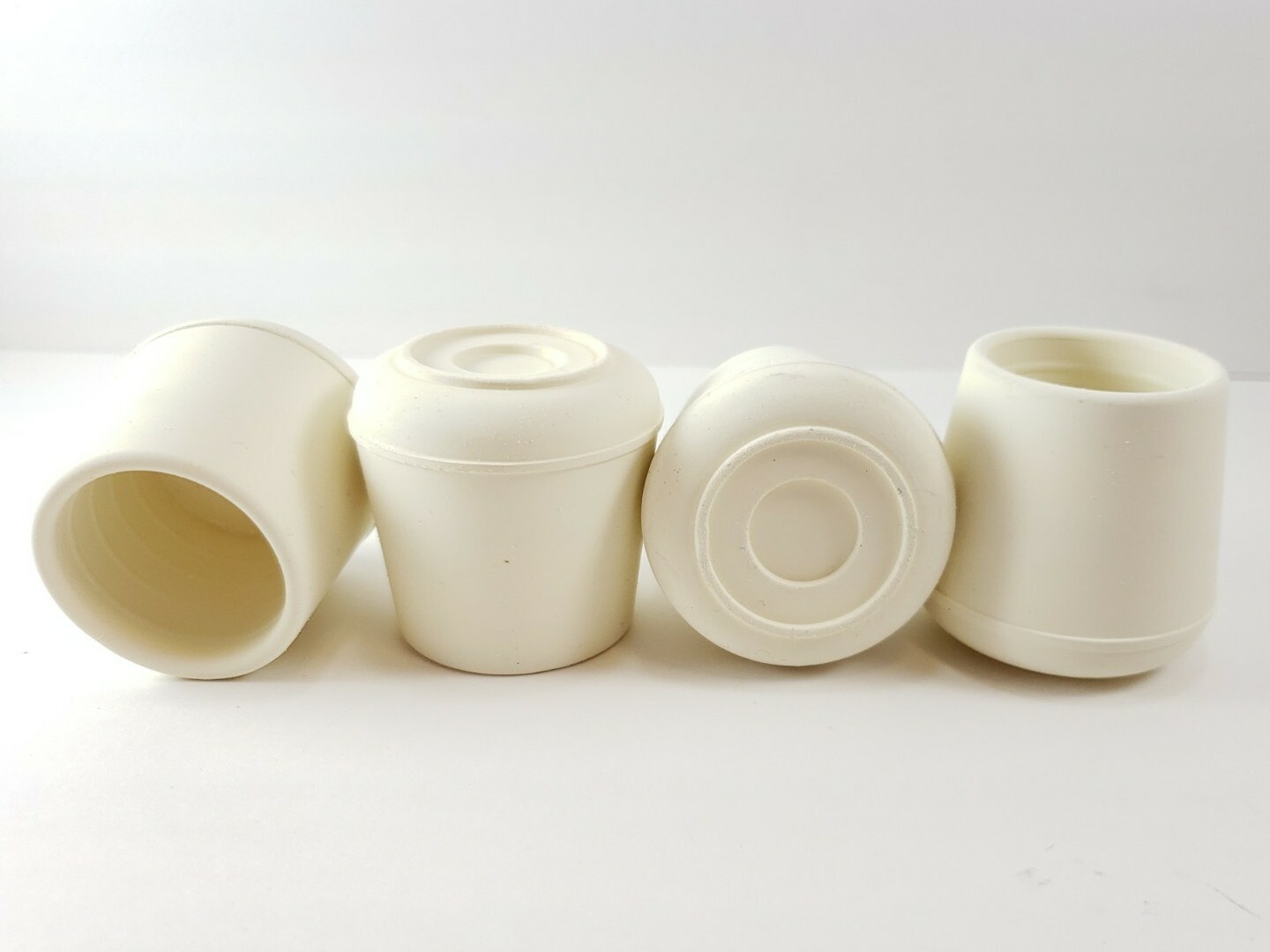 Rubber Leg Tip (4 Piece), 1-1/4", White