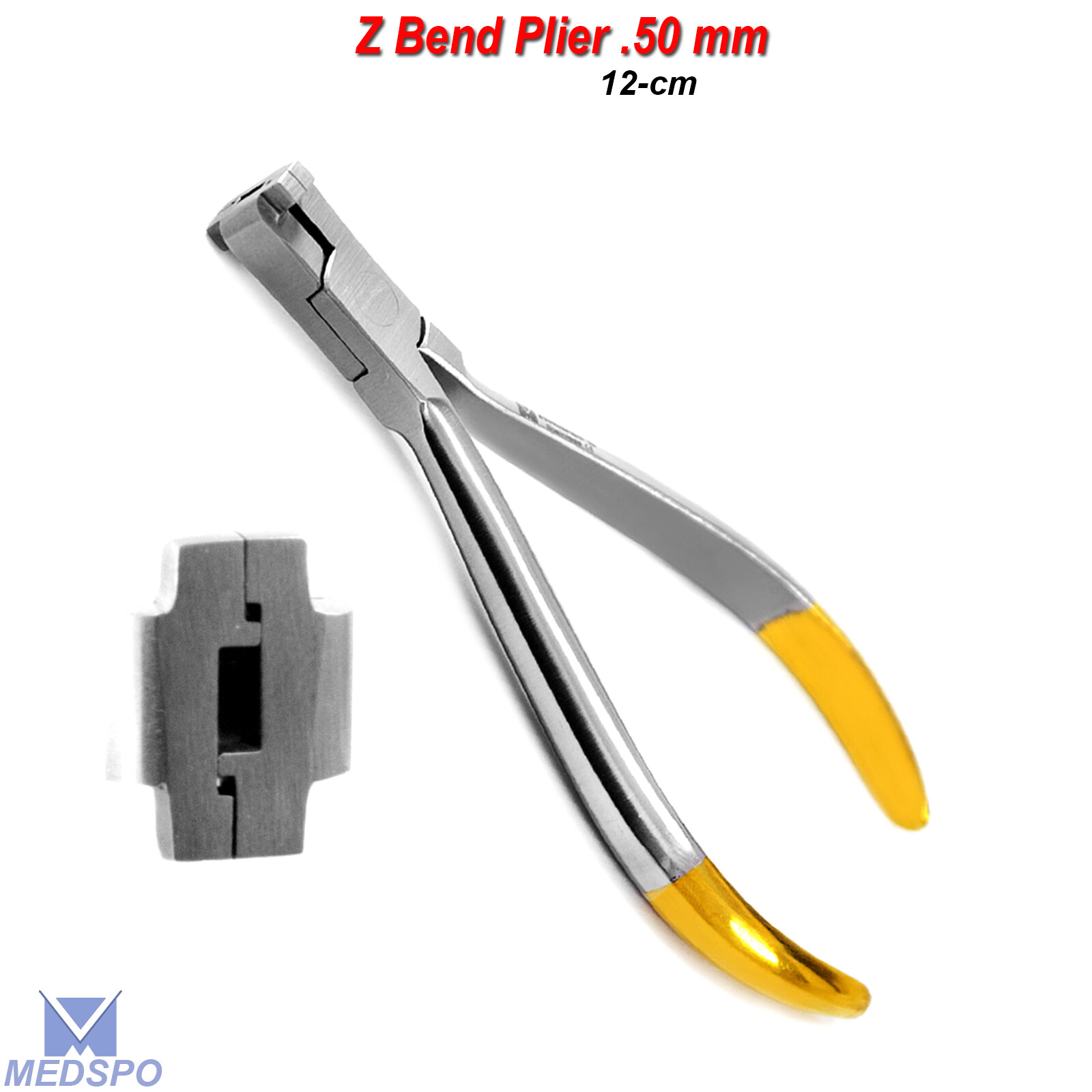 Ortho Z Bend Pliers .50mm Archwire Bending Loop Forming Detailing Dental Tools