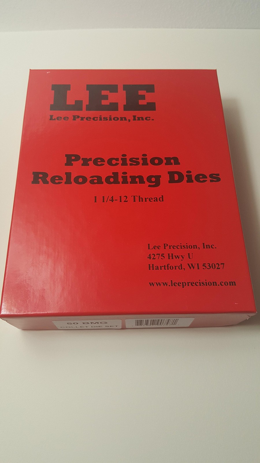 Lee Precision Reloading Collets 50 Bmg (L Series Thread) Die Small, Silver