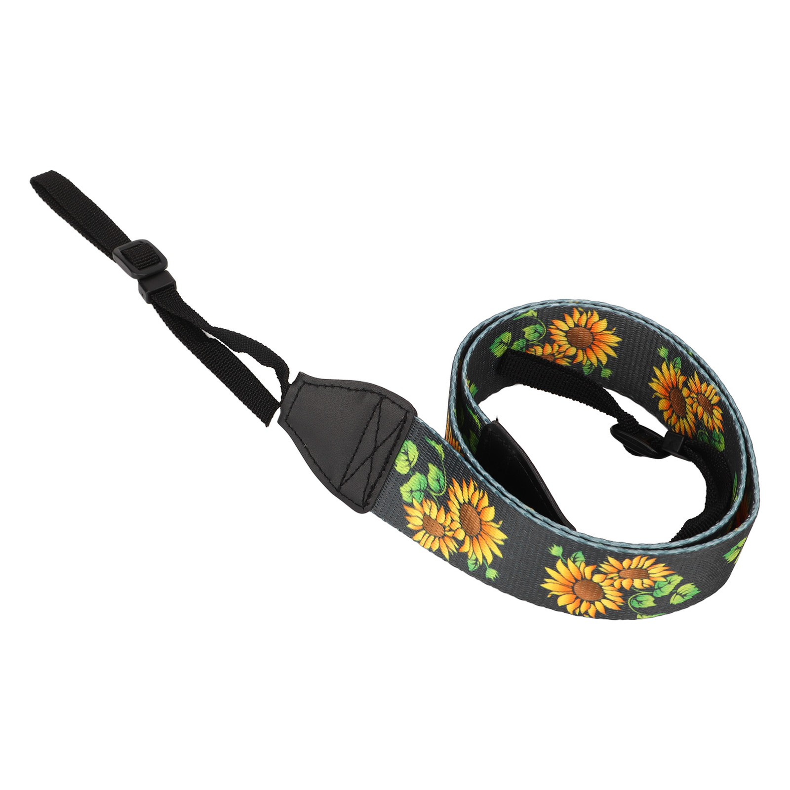 ｀Camera Shoulder Neck Strap Vintage Ethnic Style Sunflower Camera Strap BL