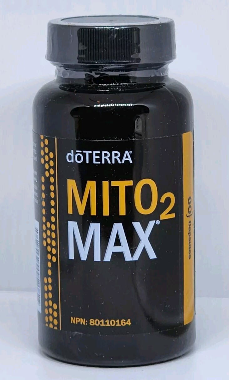 doTERRA MITO2 Max 60 Capsules New Sealed Bottle Exp. 01/30/2025