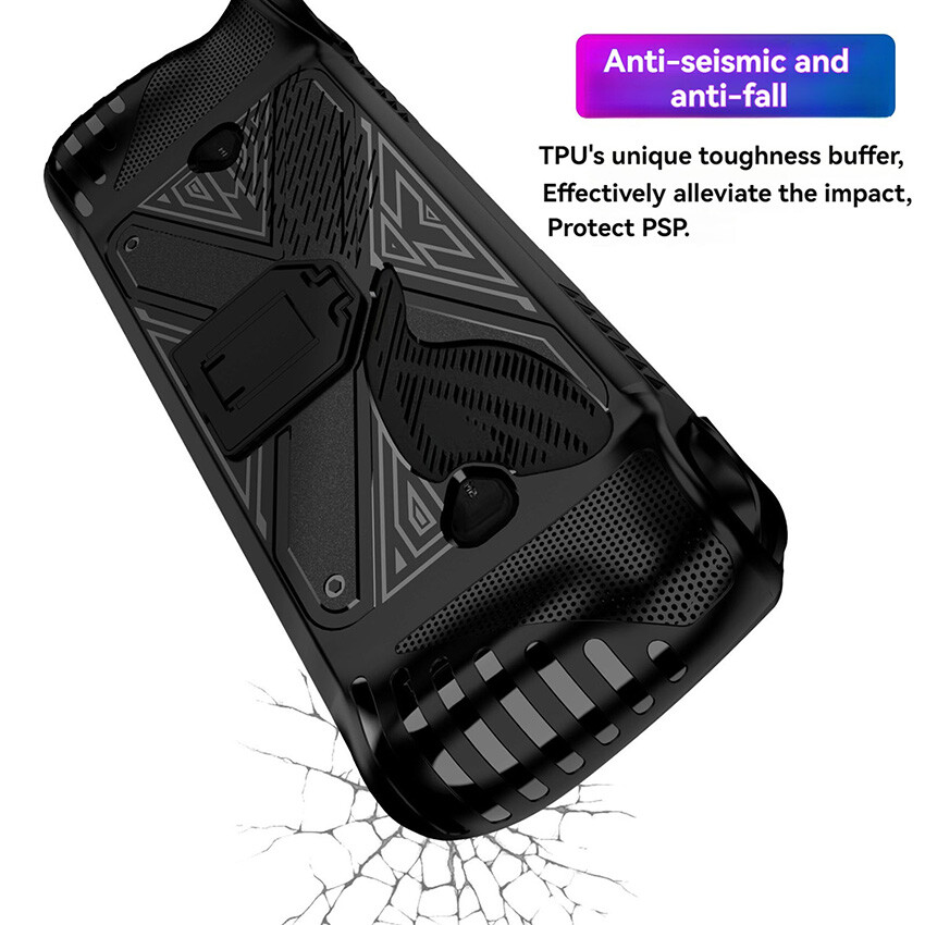 TPU Soft Protective screen Case with Stand for ASUS ROG ALLY X Gaming Console