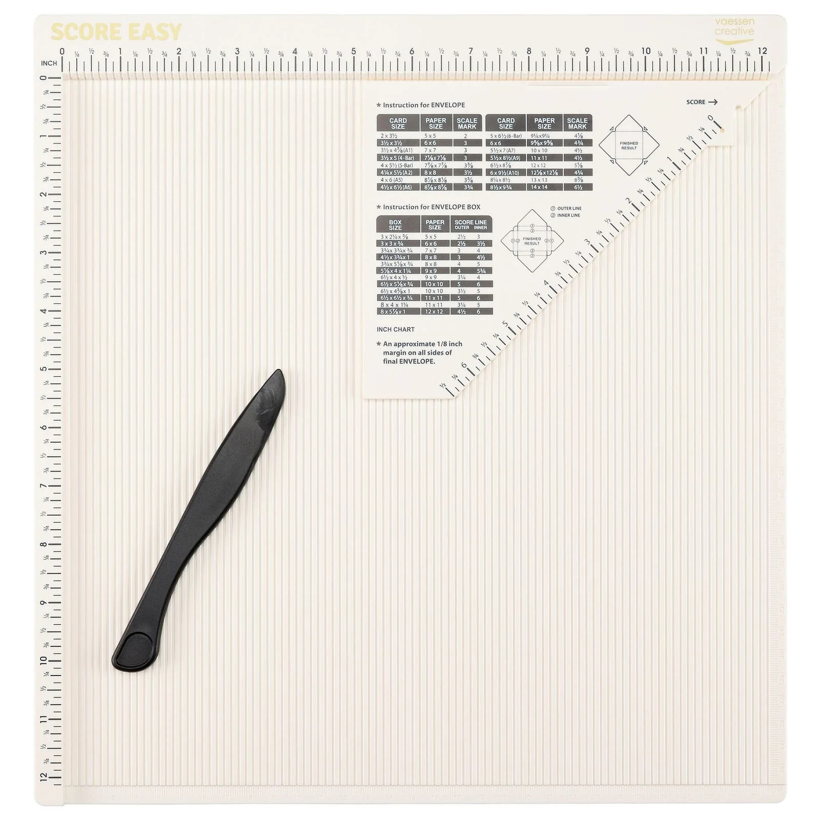 Vaessen Creative Score Easy Large Multi-purpose Scoring Board - Craft Scrap book