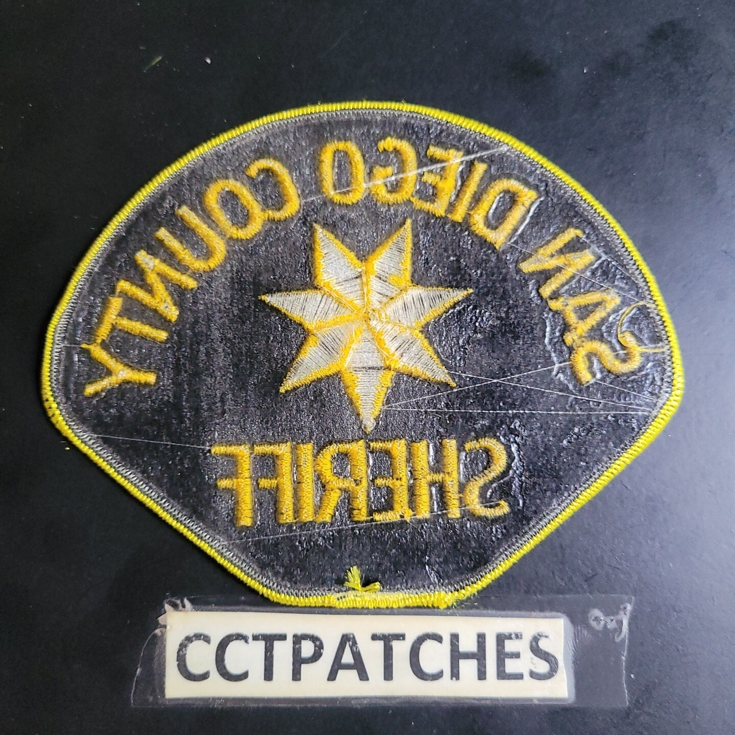 SAN DIEGO COUNTY, CALIFORNIA SHERIFF SHOULDER PATCH CA