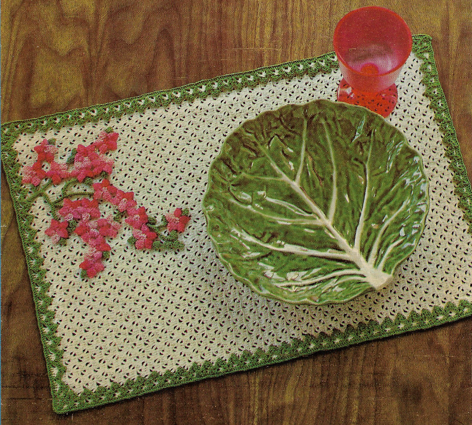 vintage, Decorative Place Mat crochet pattern instructions