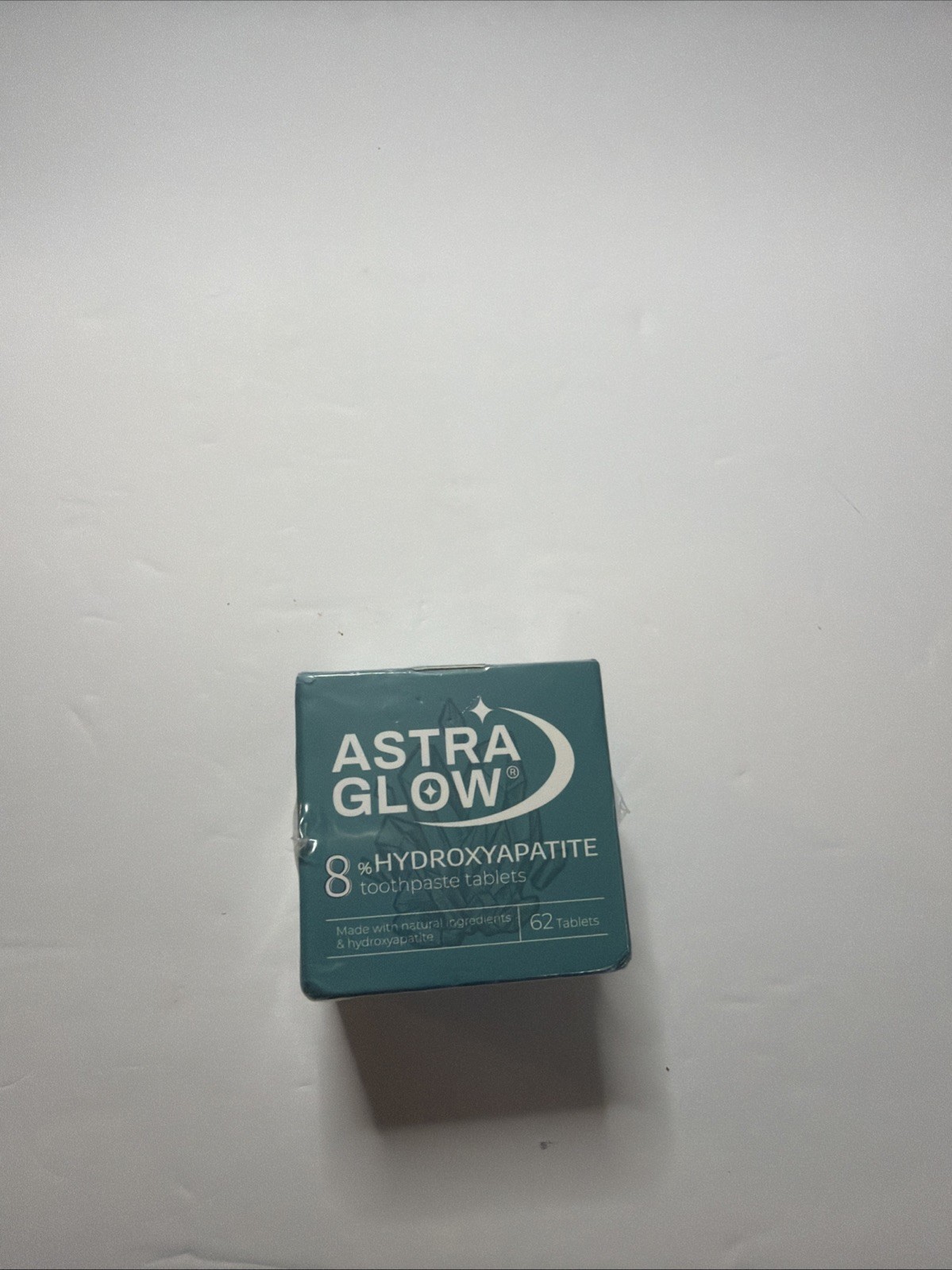 astra glow 8% hydroxyapatite toothpaste tablets new Sealed